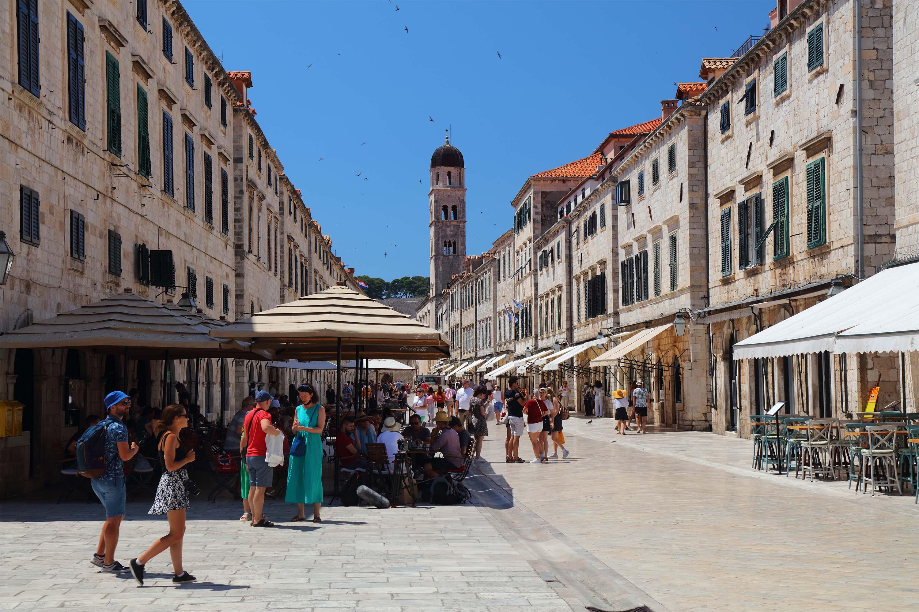 Dubrovnik City Walls Old Town terracotta rooftops Adriatic view — image 16