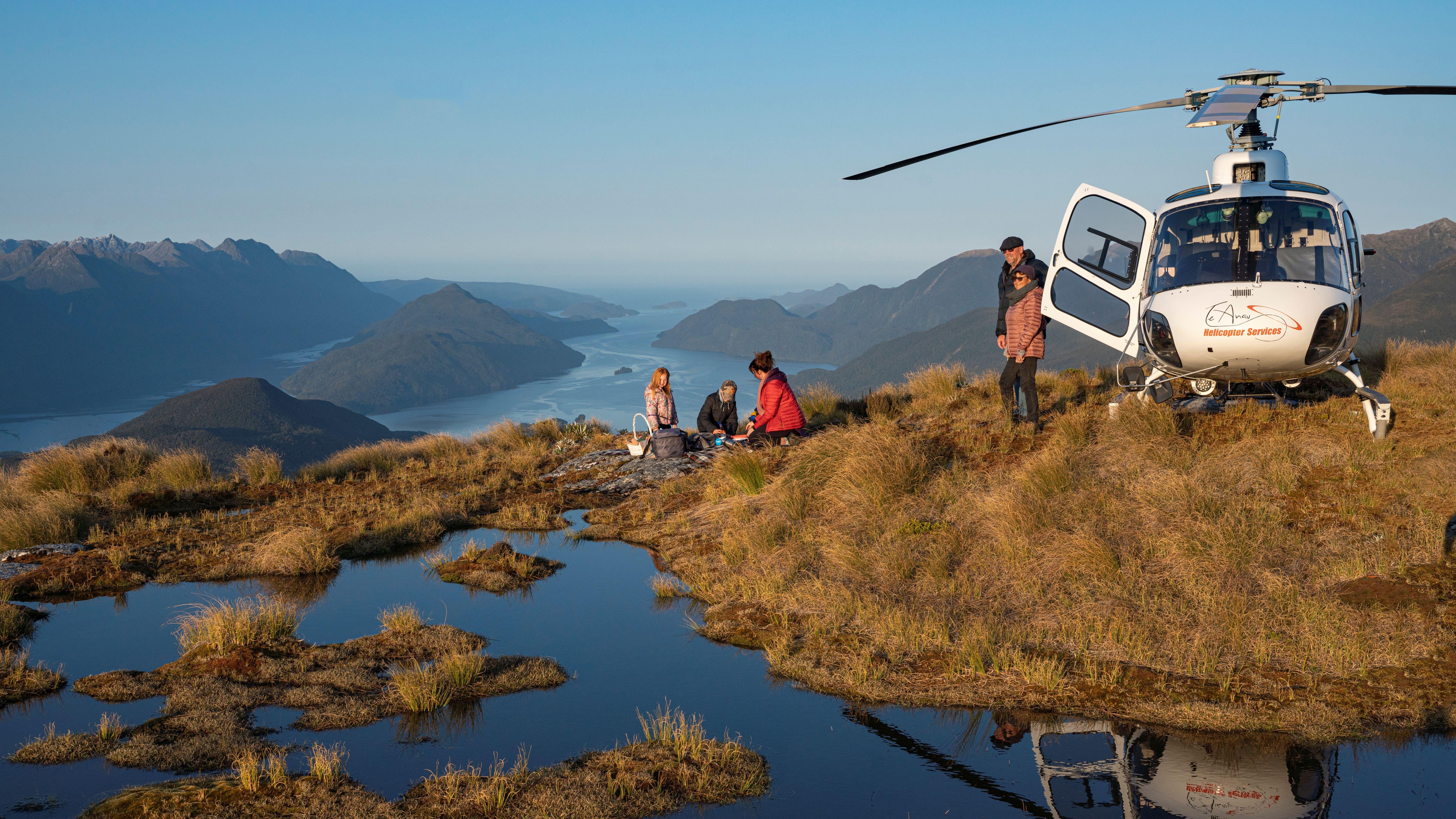 Doubtful & Dusky Sound Helicopter Experience from Te Anau