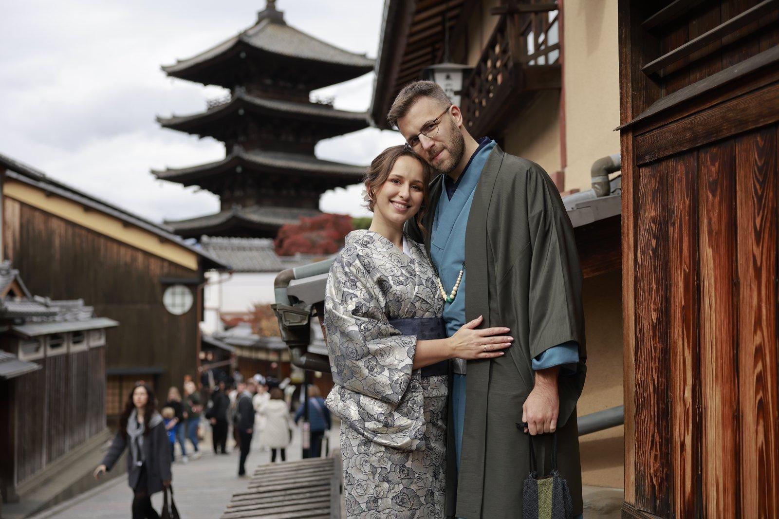 Aluguer de Kimono em Gion e Kiyomizudera com Penteado em Quioto