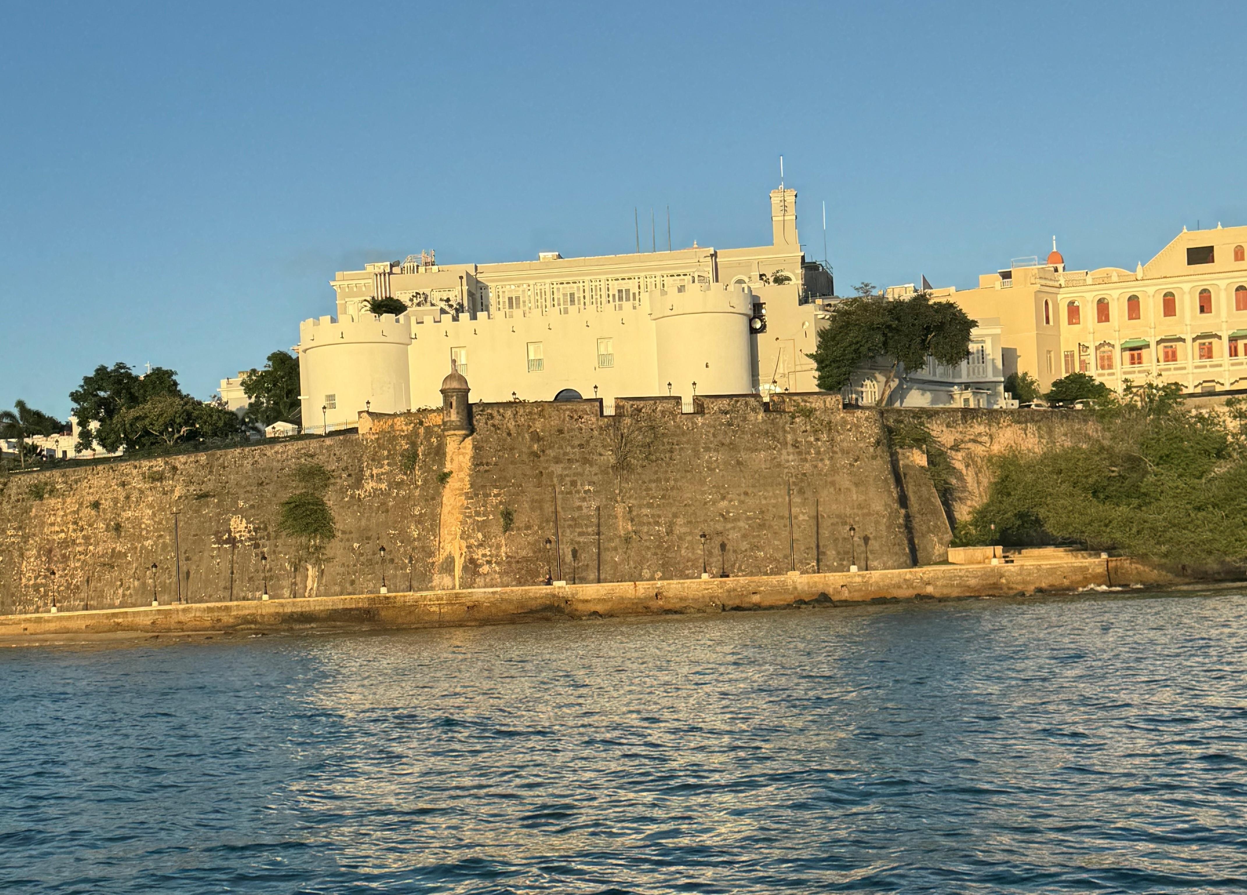 Old San Juan Sunset Pontoon Cruise with Drinks