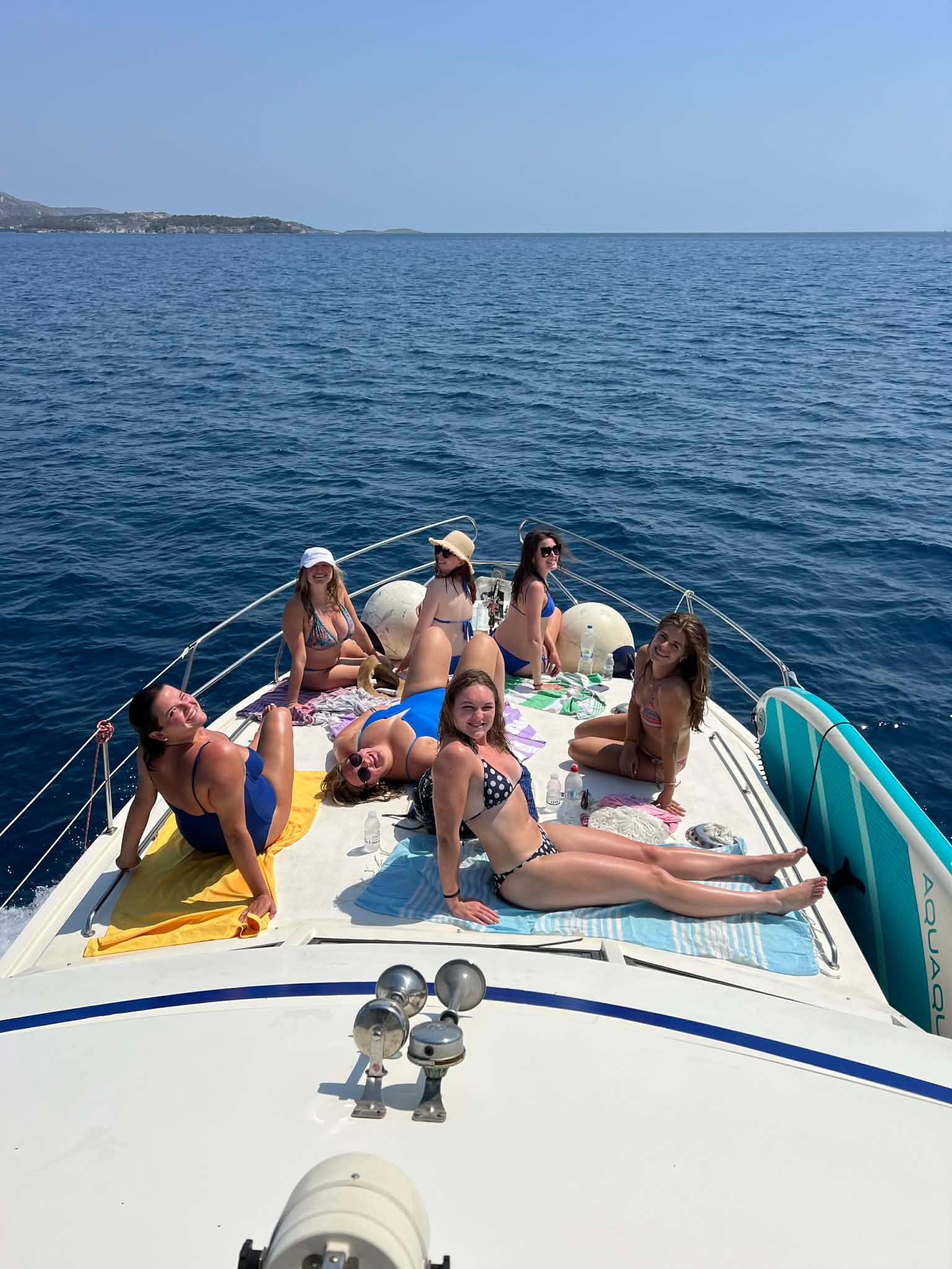 Private Yacht Cruise from Souda with SUP, Food & Unlimited Drinks