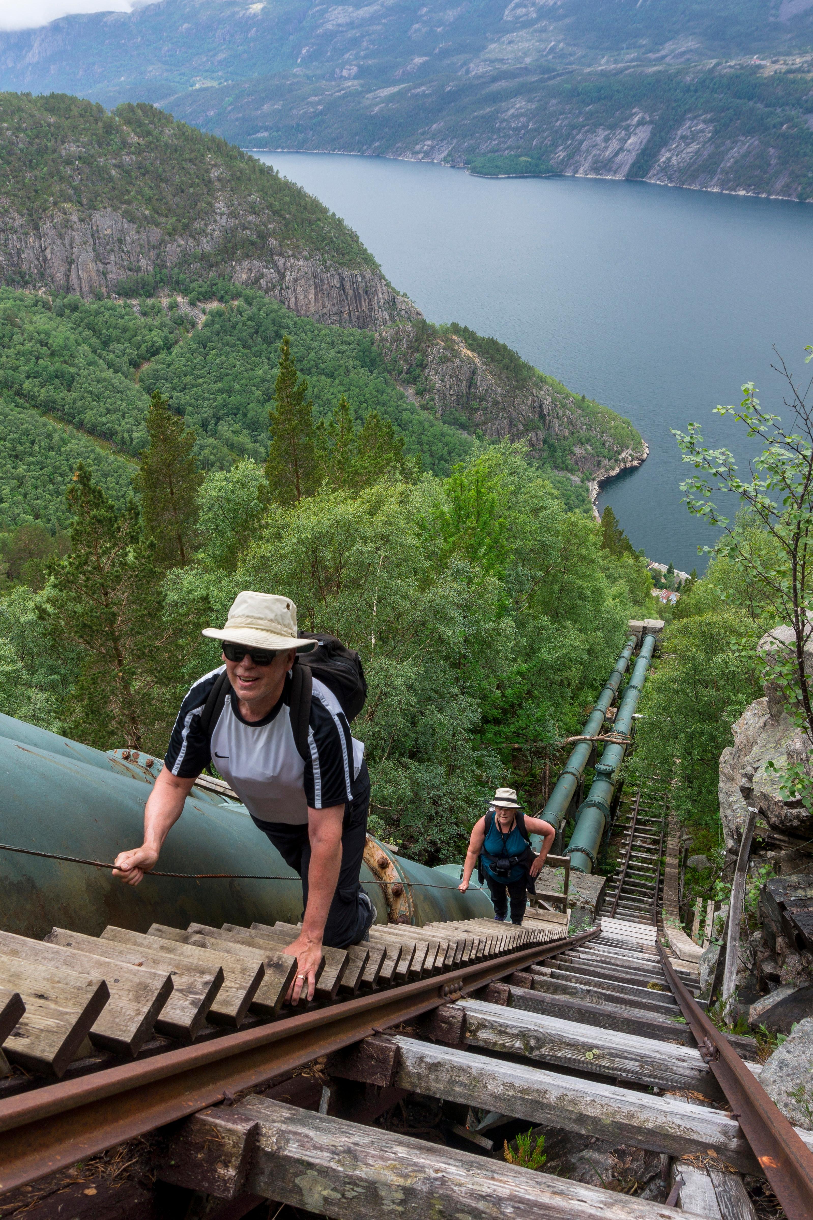Flørli 4444 Staircase: RIB Boat & Hiking Adventure
