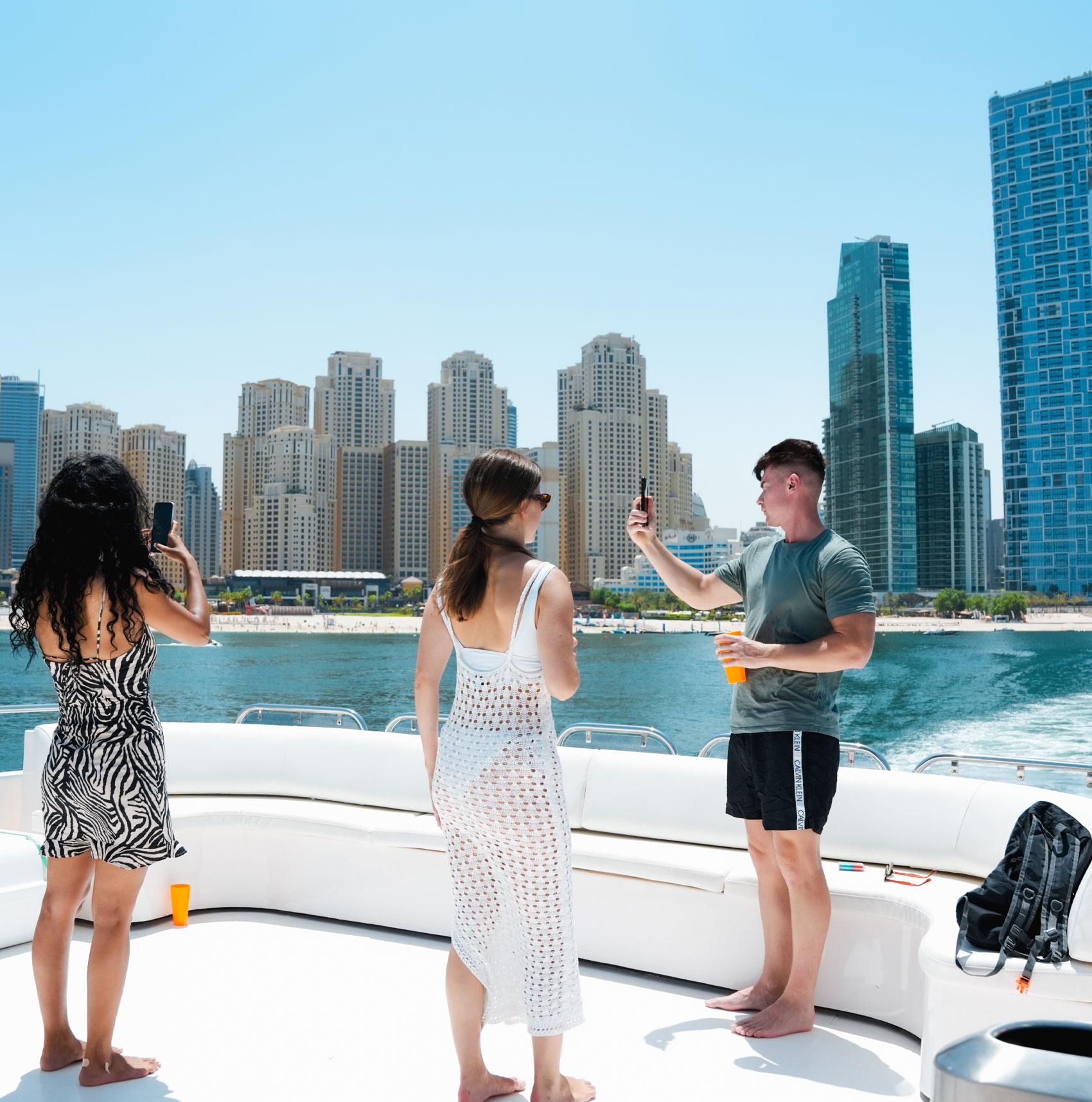 Dubai Marina Yacht Cruise with Drinks & Skyline Views