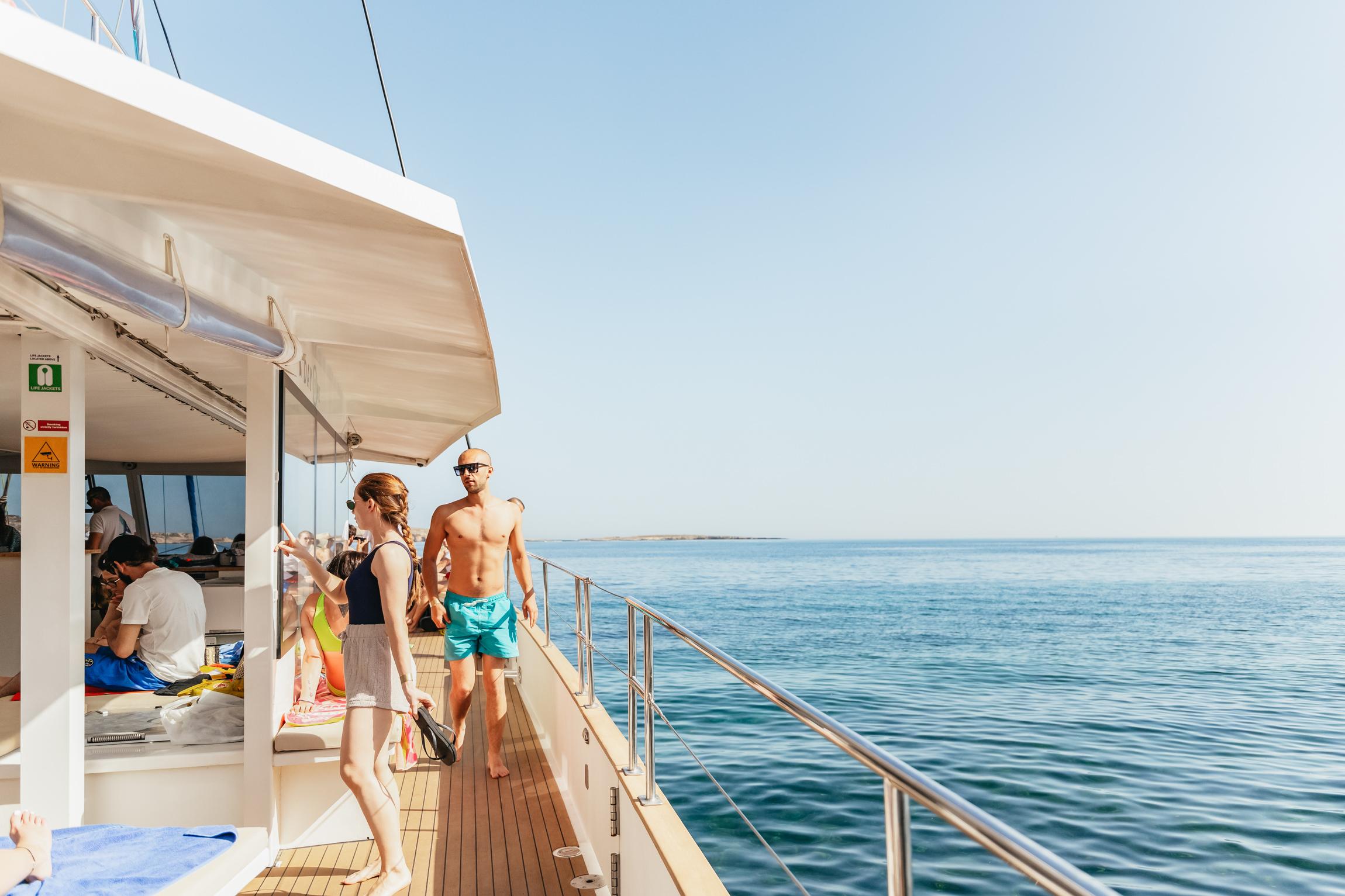 Malta Catamaran Cruise: Blue Lagoon & Coastal Bays