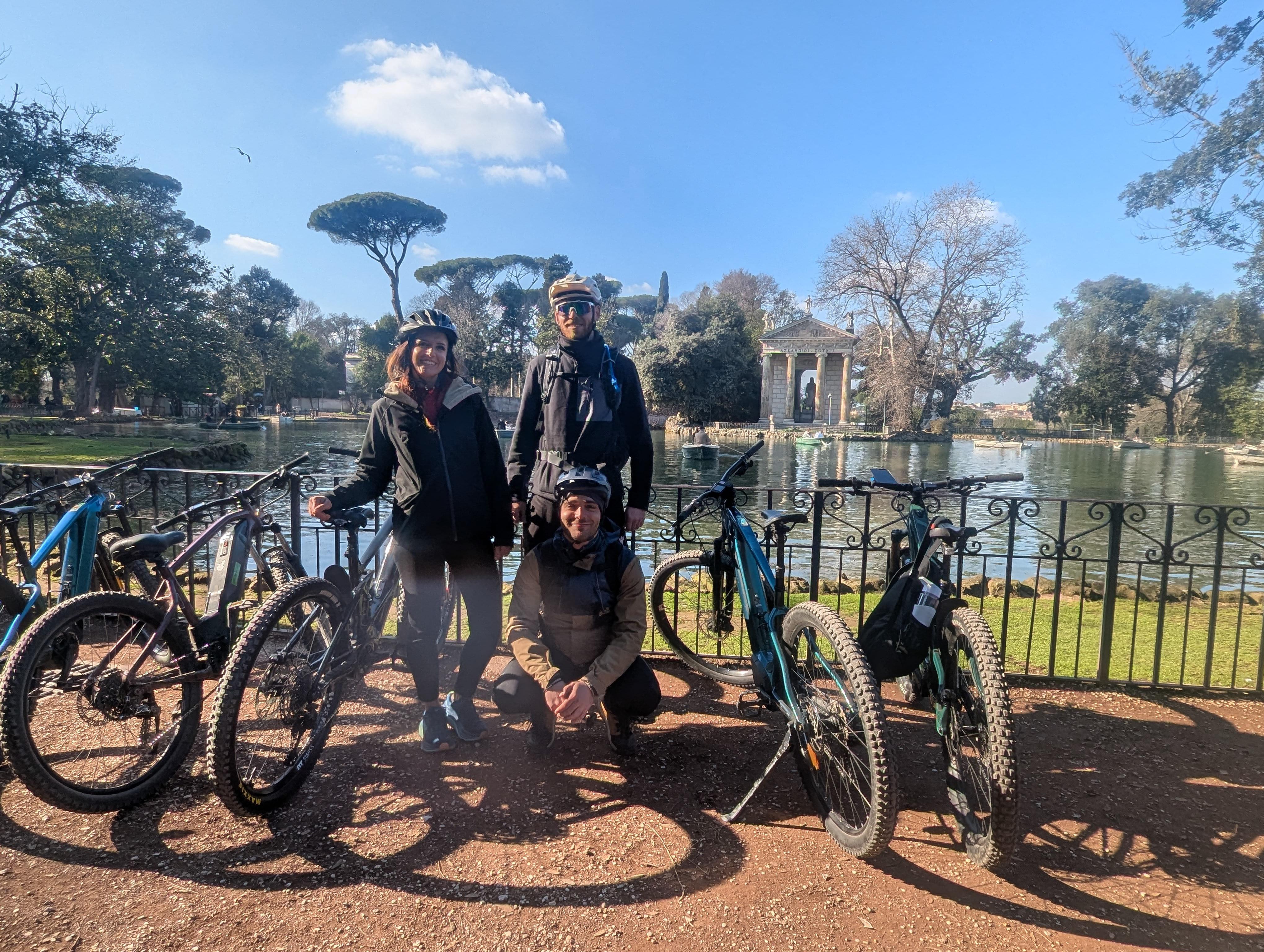Rome E-Bike Tour: Villa Borghese Park & Pincio Terrace