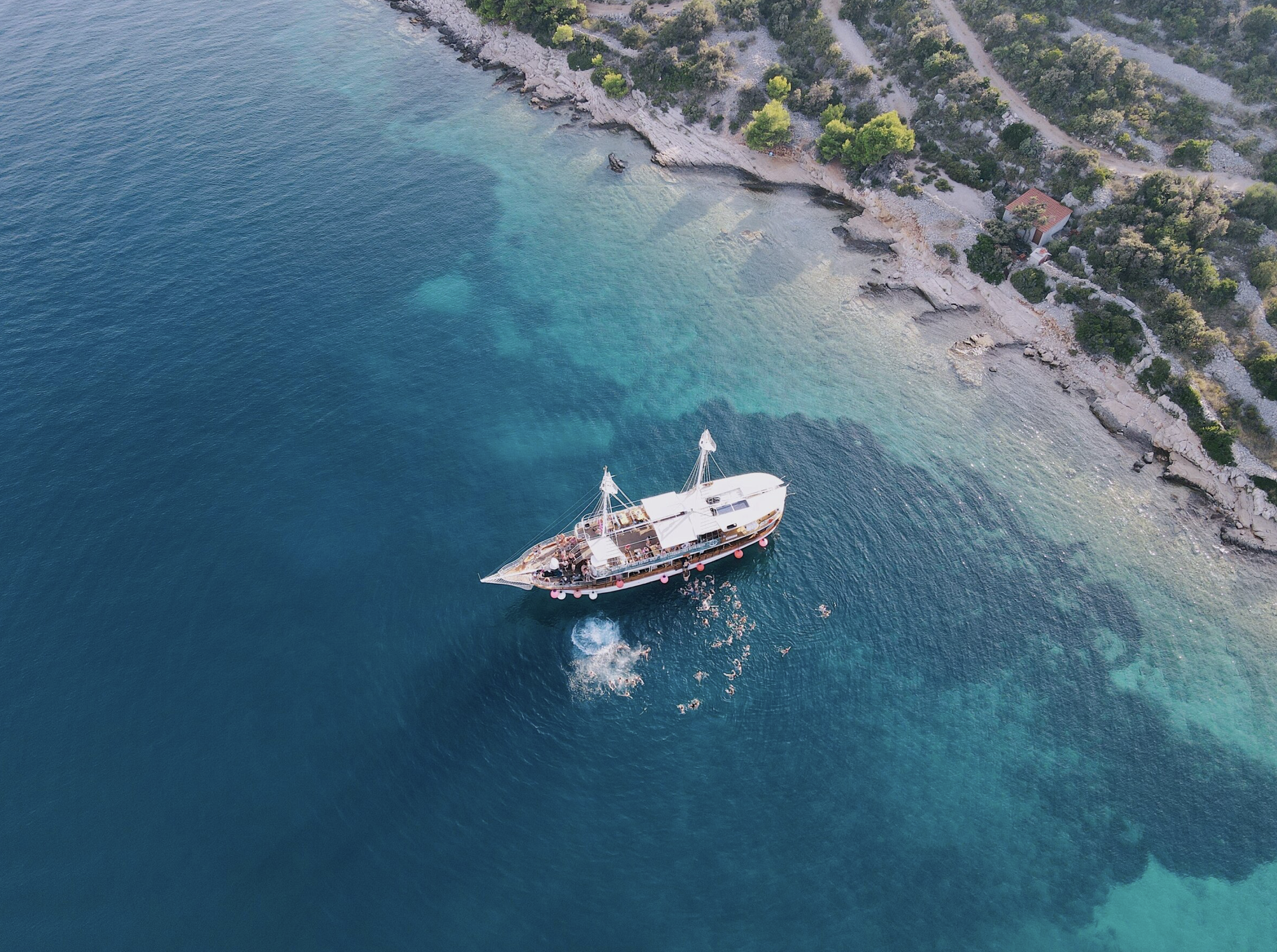 Split Blue Lagoon Boat Party Experience