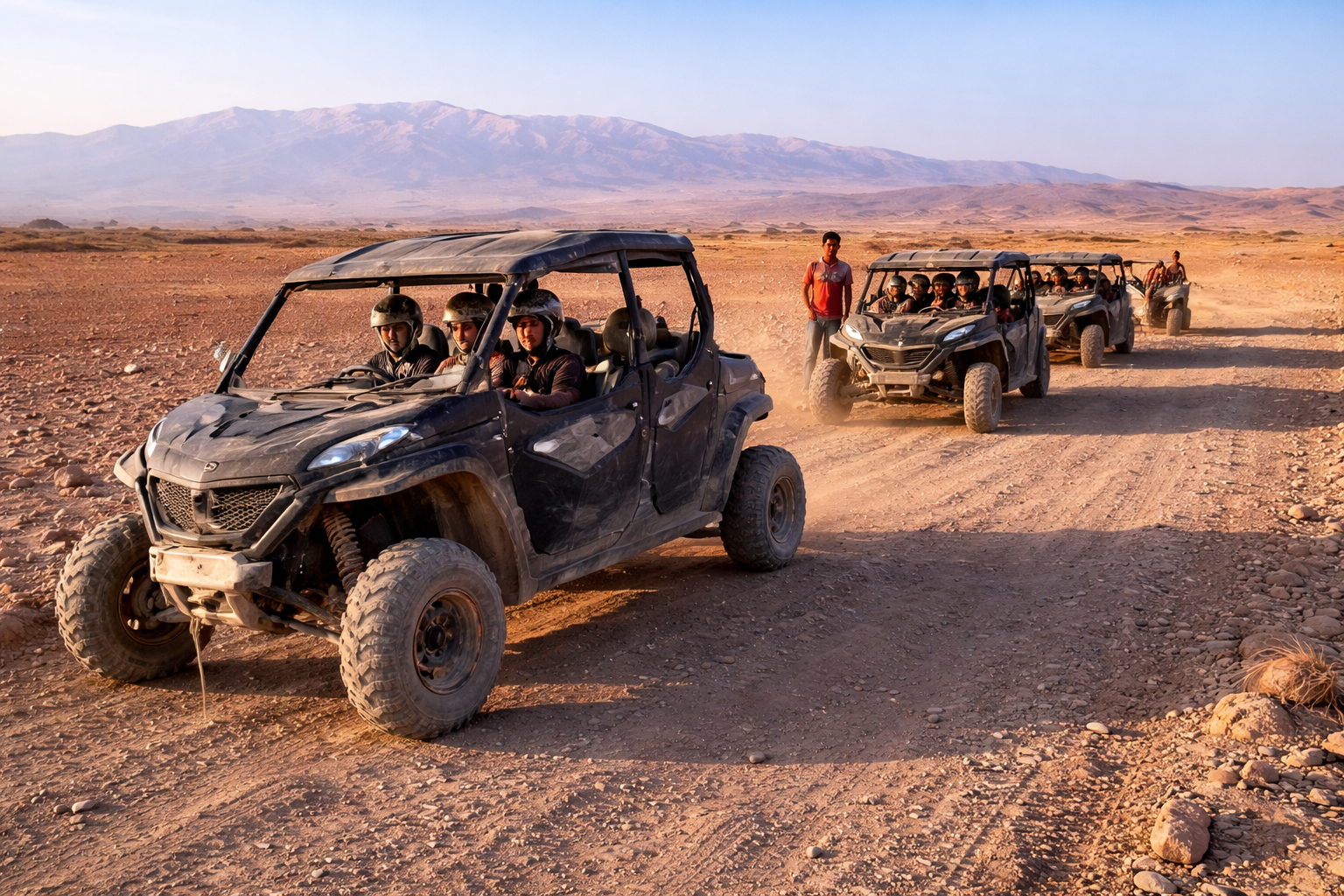 Agafay Desert 4-Seater Buggy Adventure with Optional Pool & Lunch