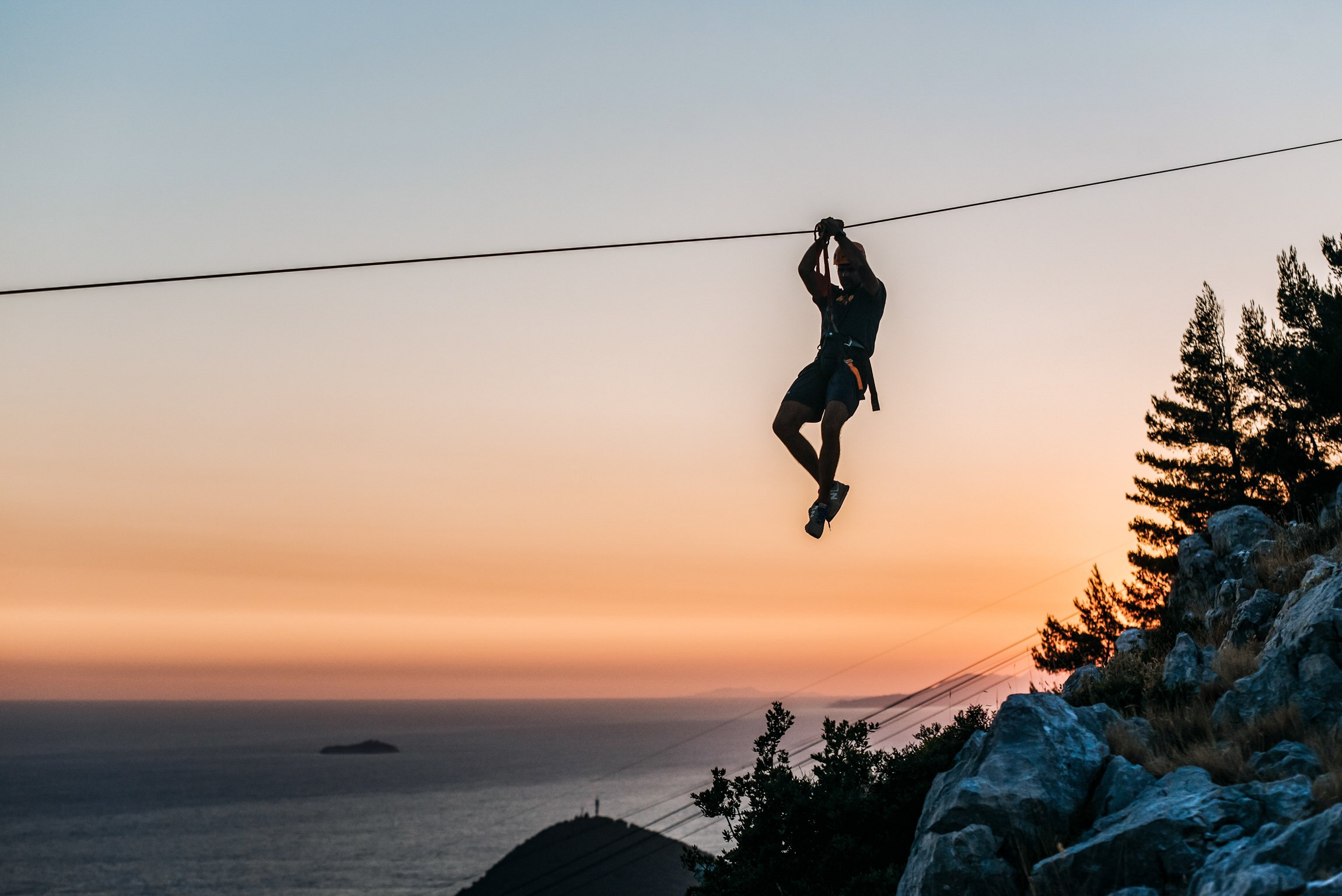 Dubrovnik Sunset Zip Line & Wine Experience