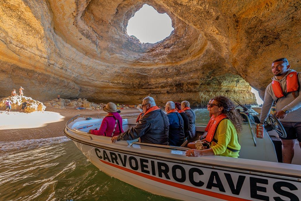 Private Algarve Day Trip from Lisbon with Benagil Cave Boat Tour