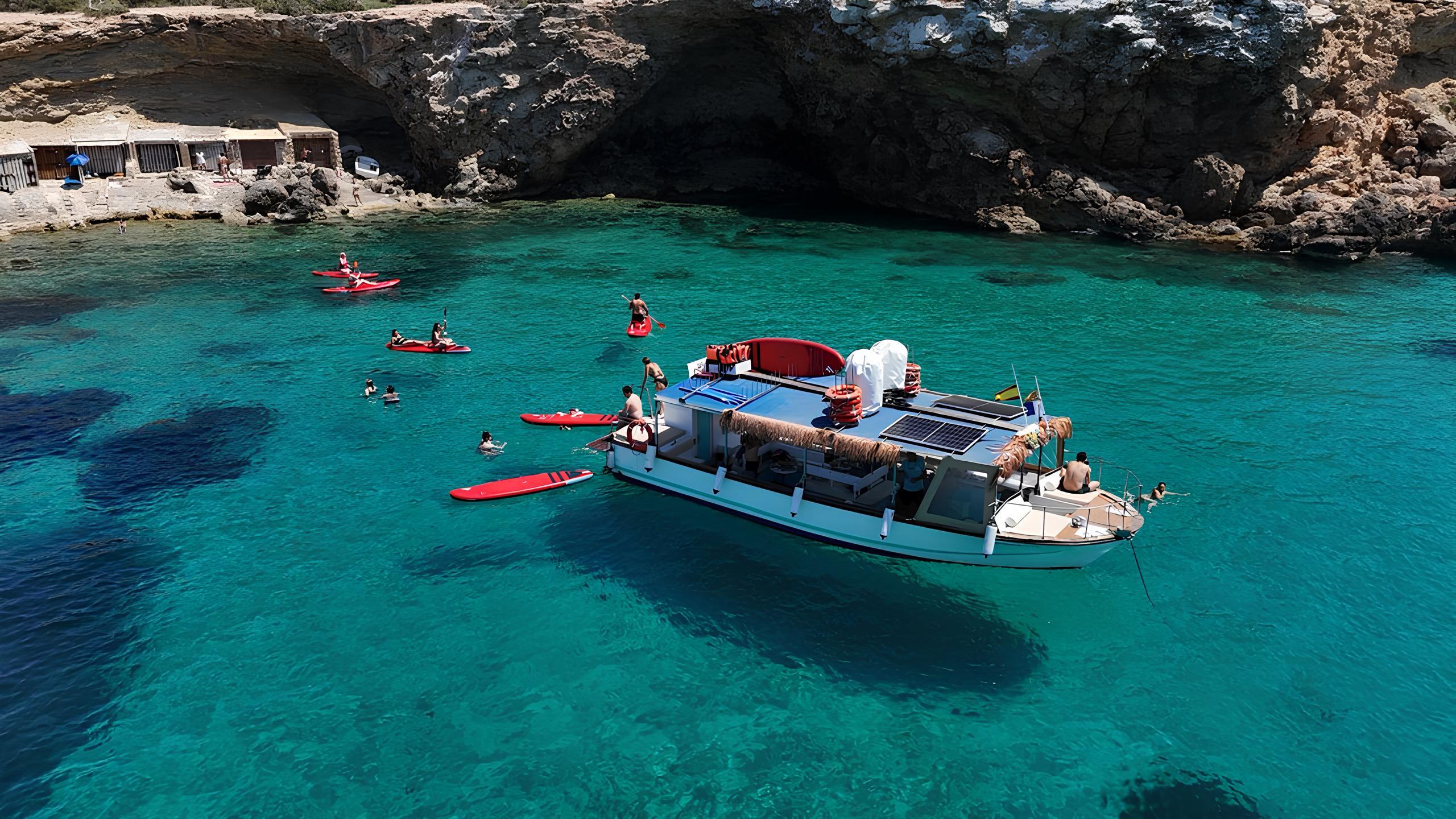 Ibiza Coastal Voyage with Watersports & Unlimited Drinks