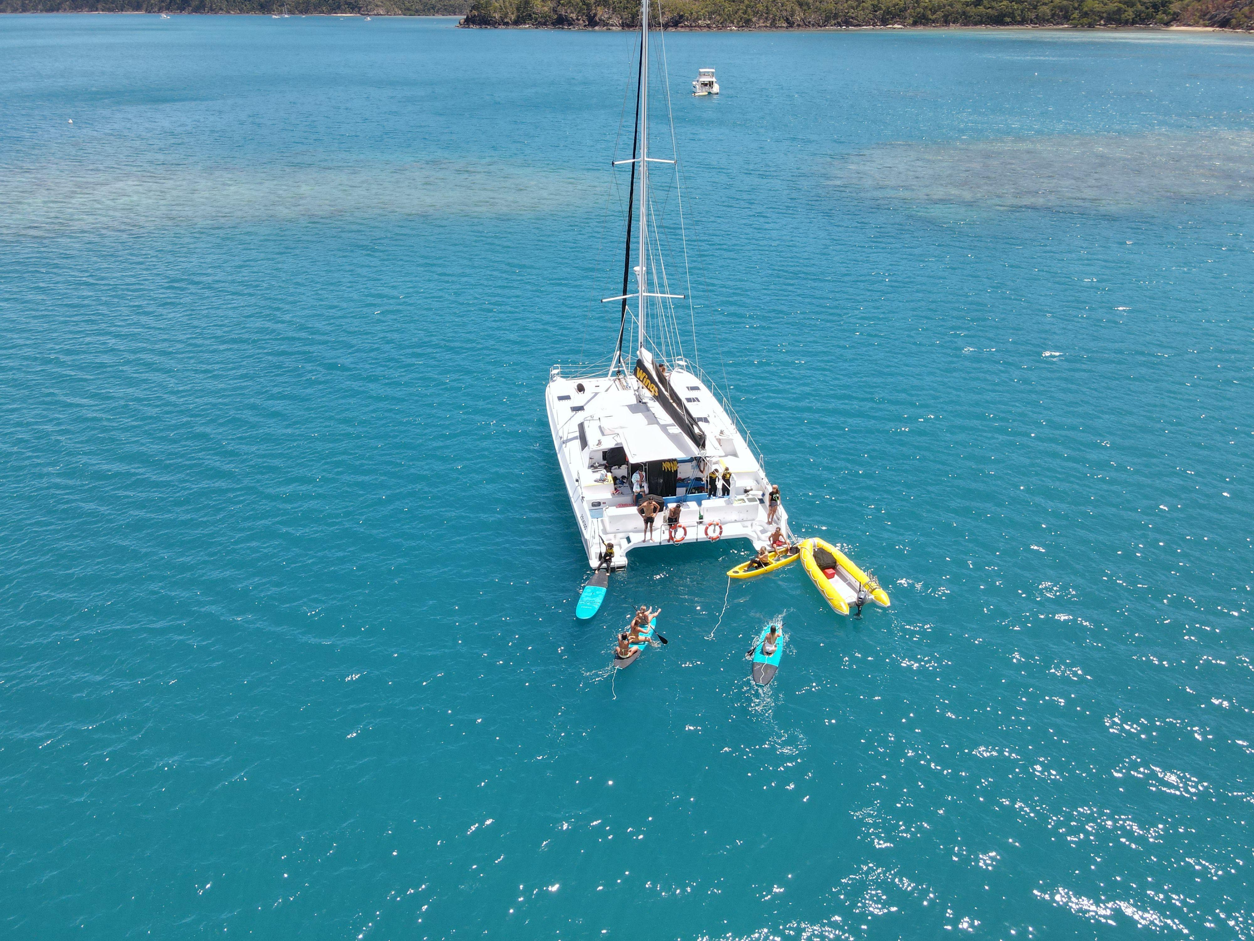 Whitsundays Luxury Catamaran Sail, Snorkel & SUP Day Tour