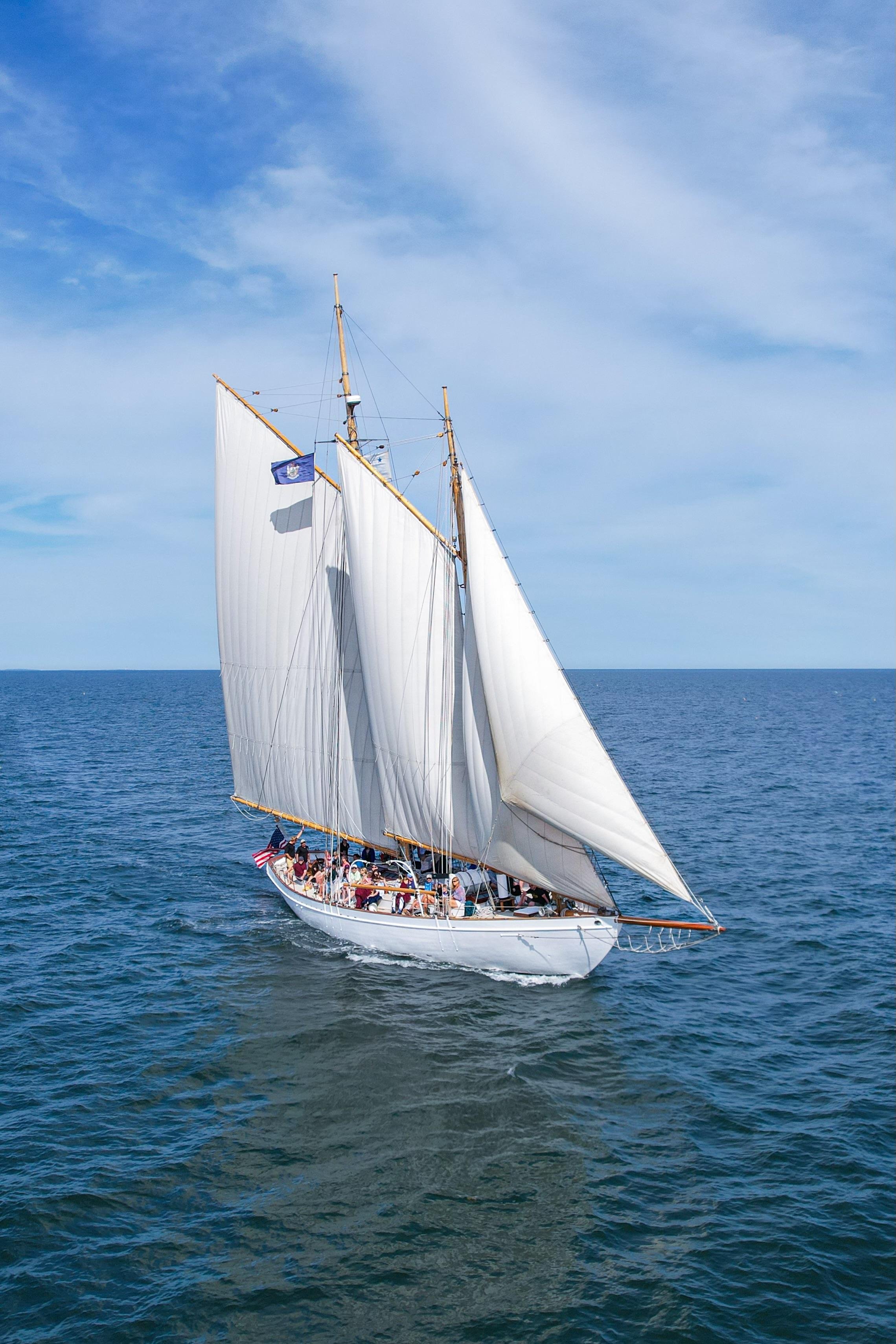 Portland, Maine: Historic Windjammer Sail Through Casco Bay
