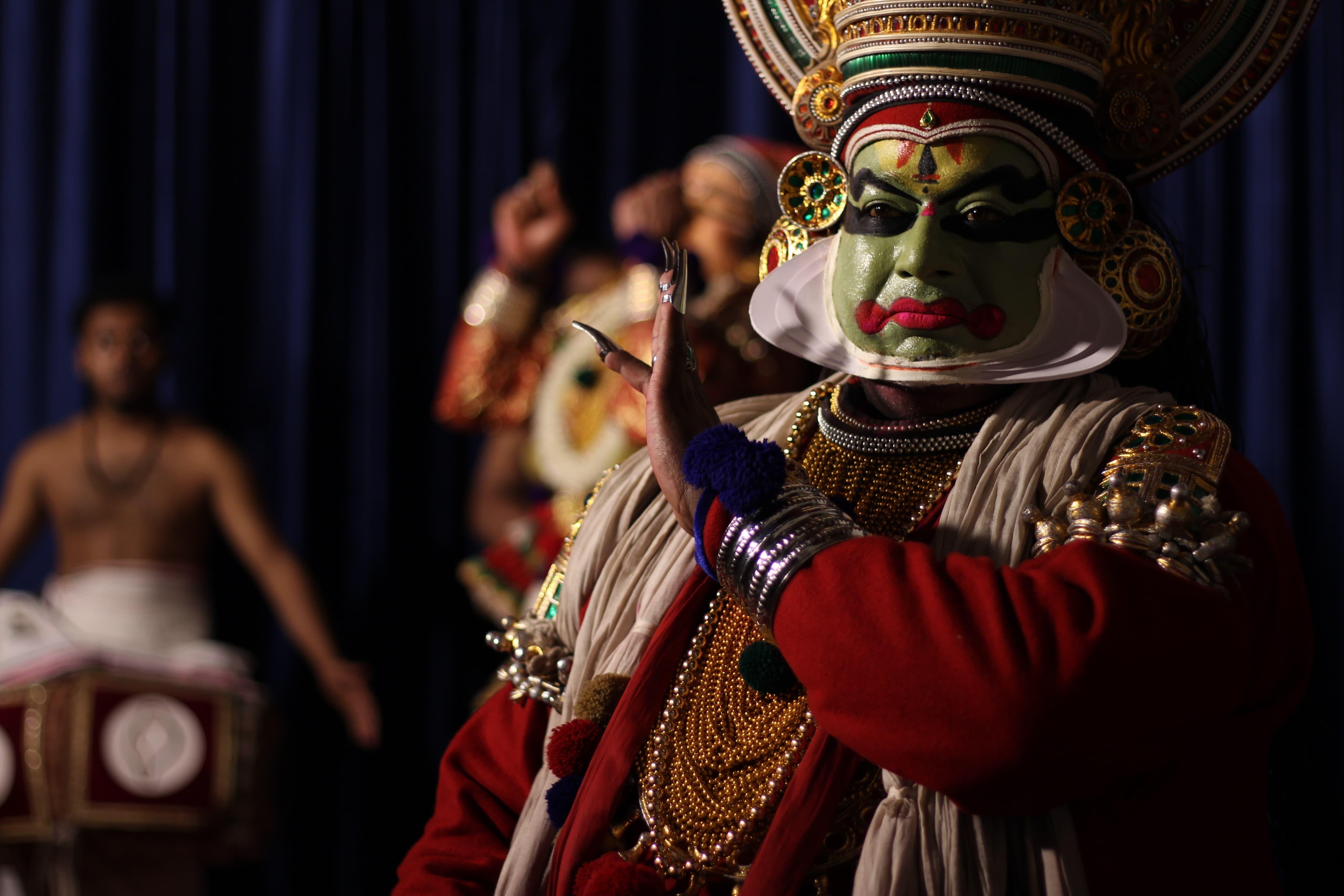 Kochi Evening Showcase: Kathakali, Theyyam, and Kalaripayattu