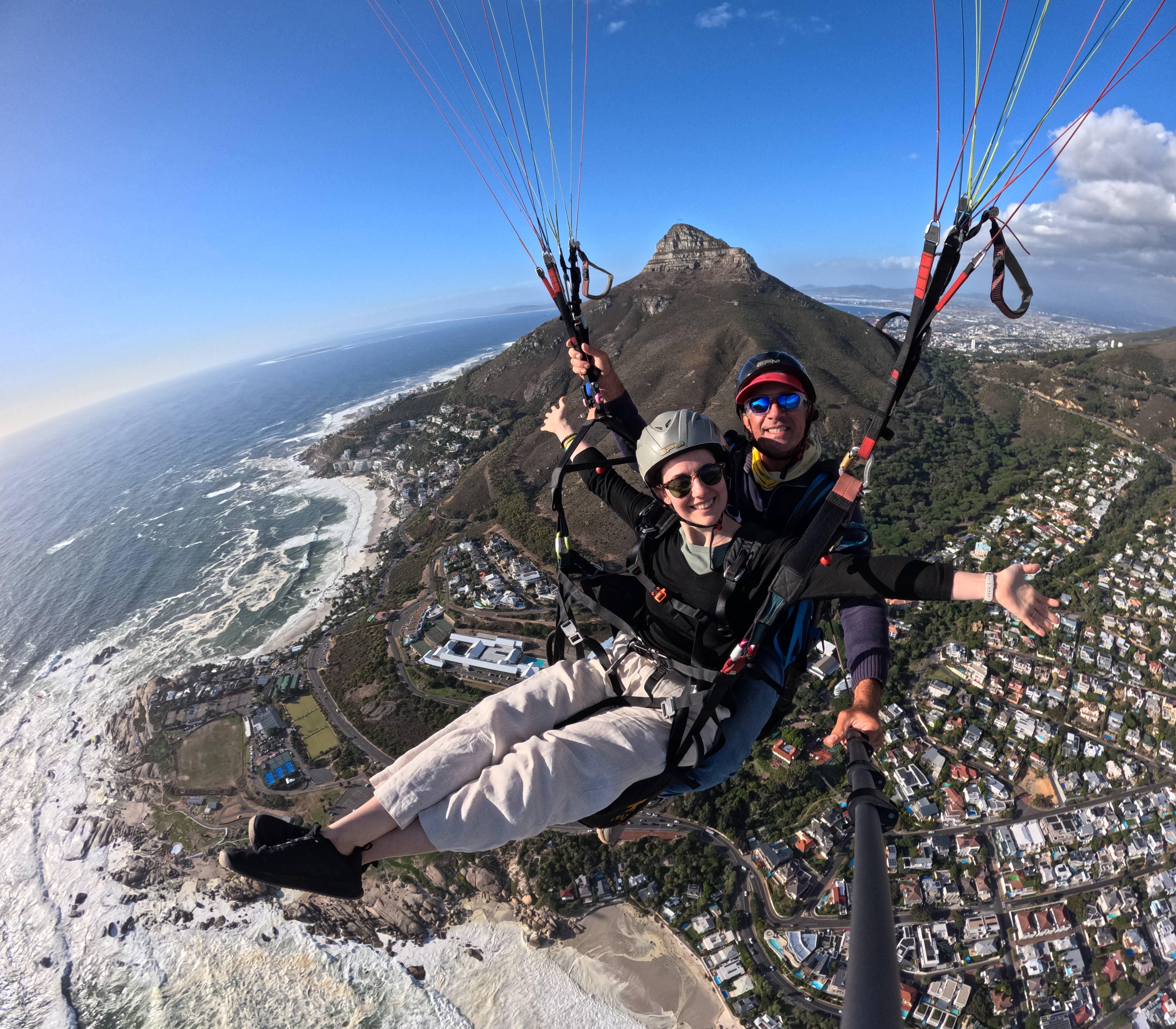 Cape Town Tandem Paragliding from Signal Hill