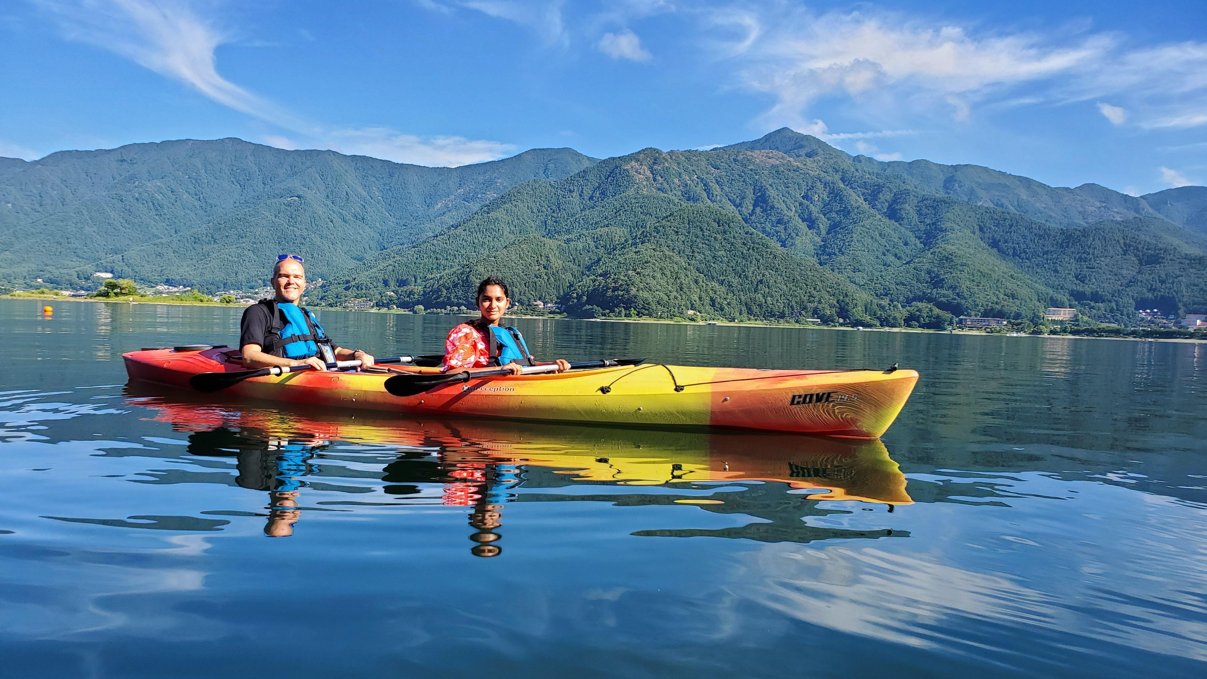 Early Morning Kayaking & Coffee on Lake Kawaguchiko