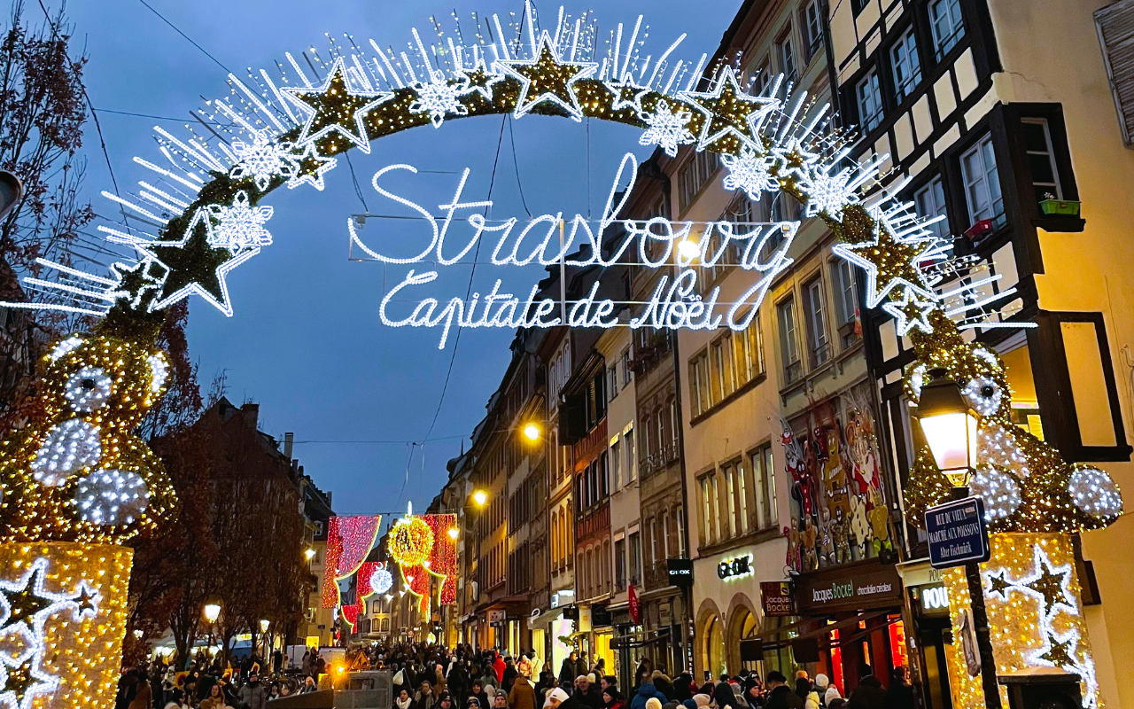 Strasbourg Christmas Markets Evening Walk with Mulled Wine