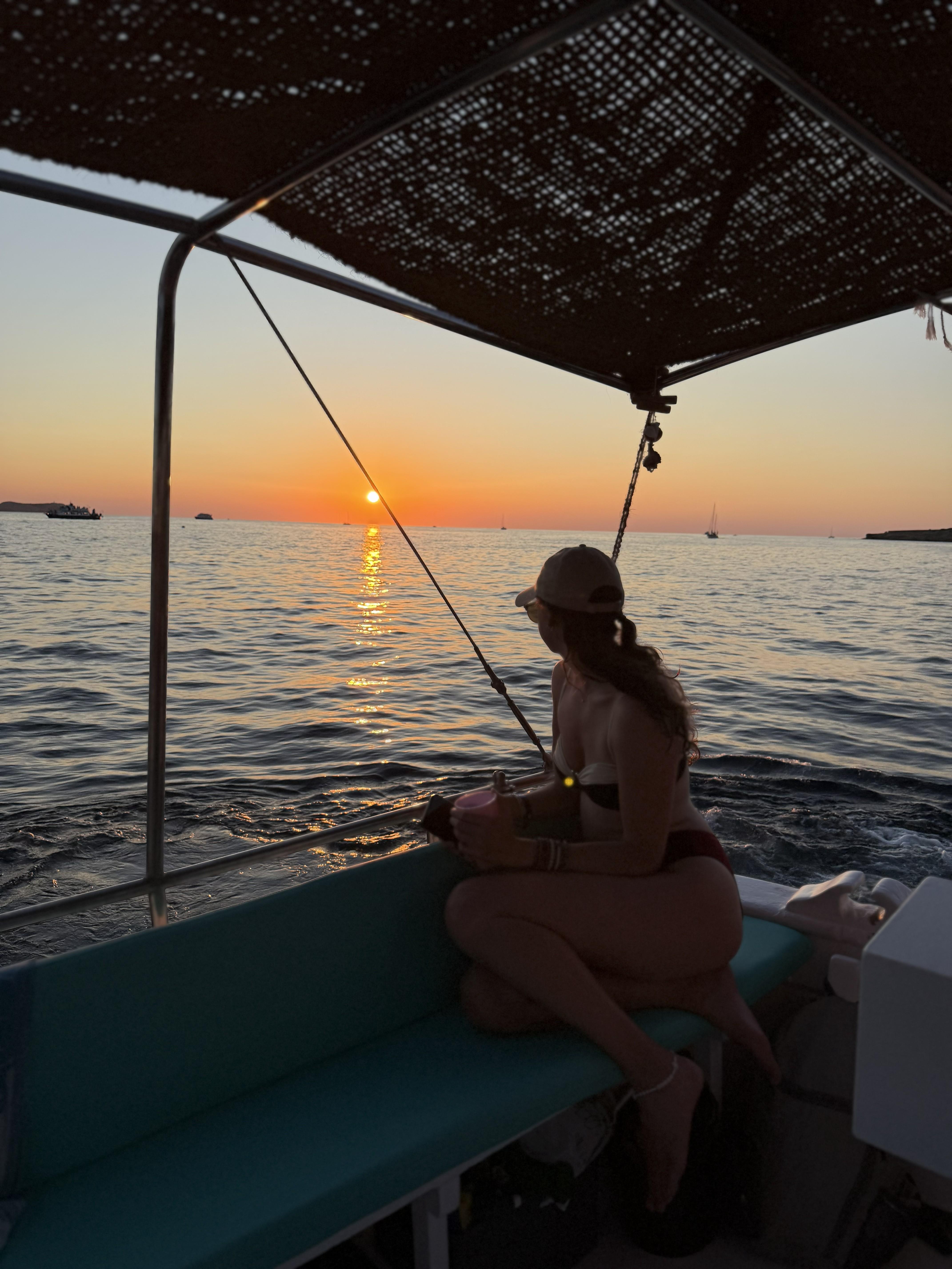 Ibiza Coastline Sunset Cruise with Swim & Paddleboard Stops