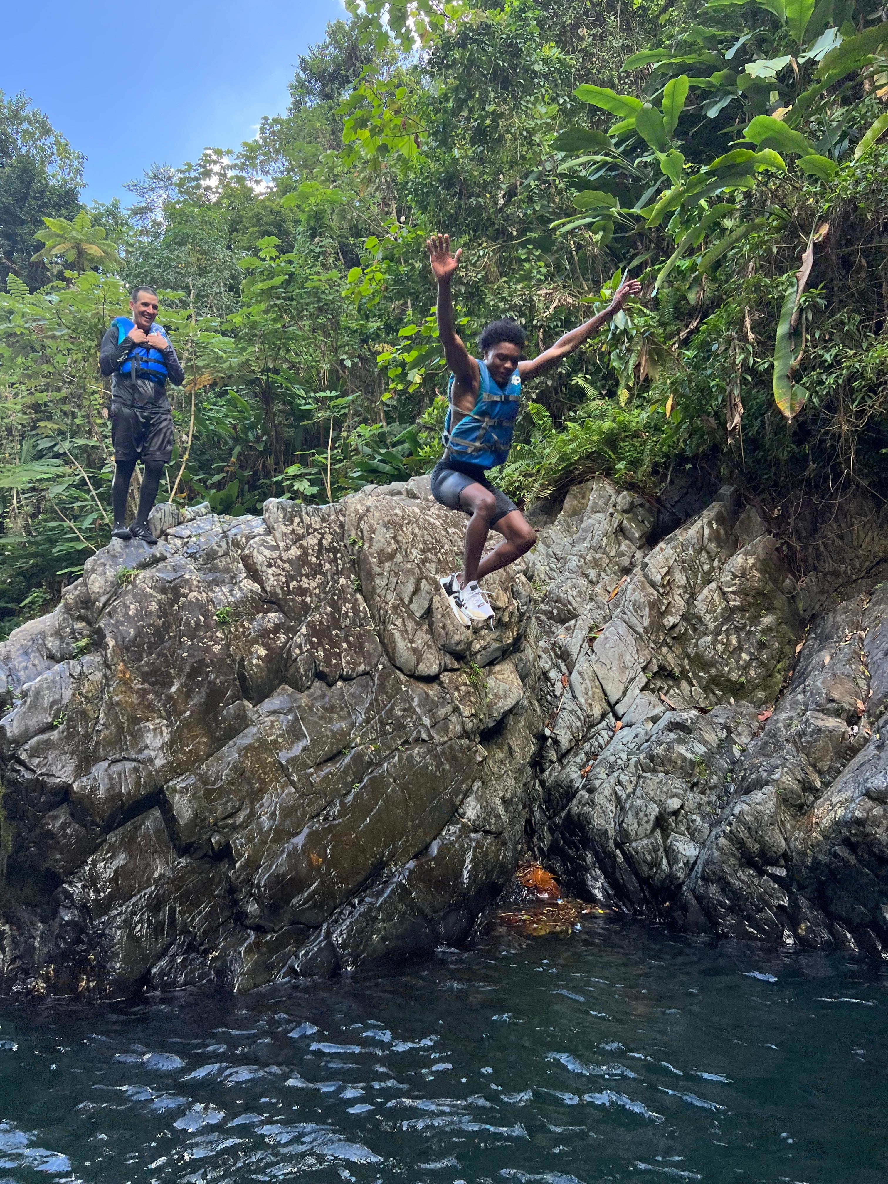 El Yunque Rainforest Natural Waterslides & Waterfall Adventure