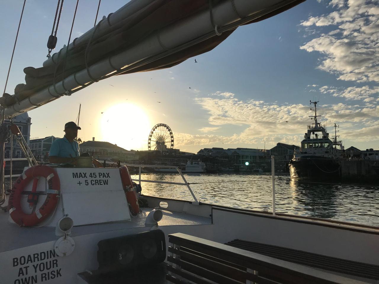 Cape Town Sunset Sailing Cruise with Sparkling Wine from V&A Waterfront