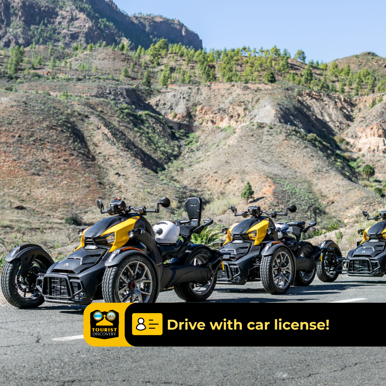 Can-Am Ryker Three-Wheel Ride Through Gran Canaria