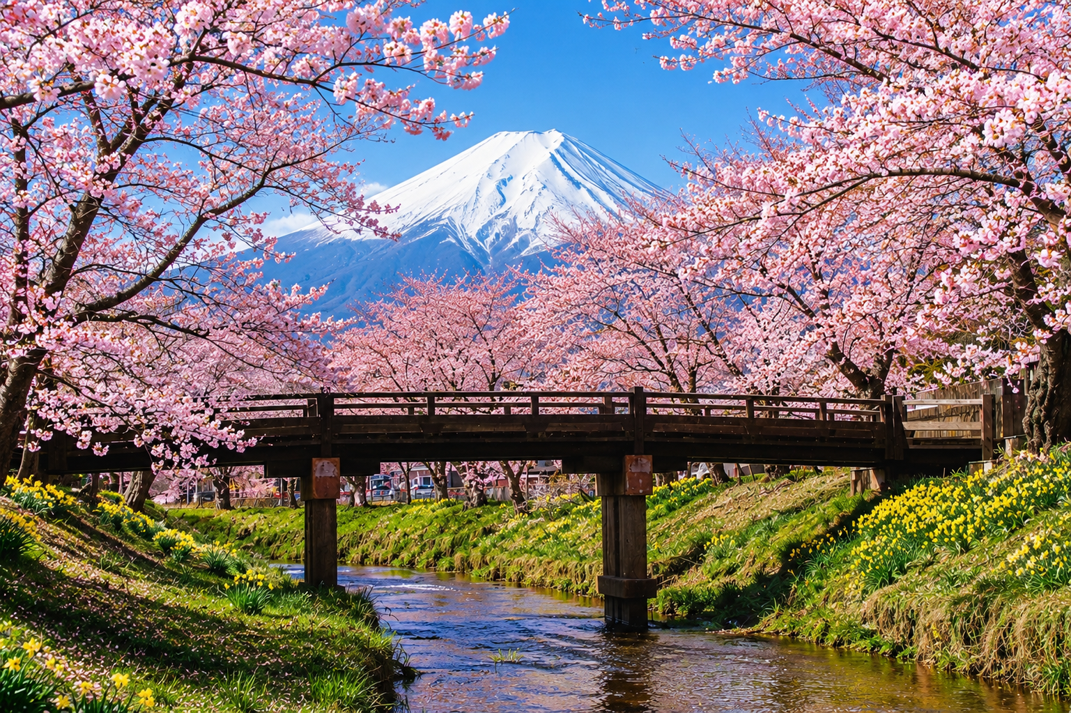 Mount Fuji Day Tour: Chureito Pagoda, Lake Kawaguchi & Oshino Hakkai