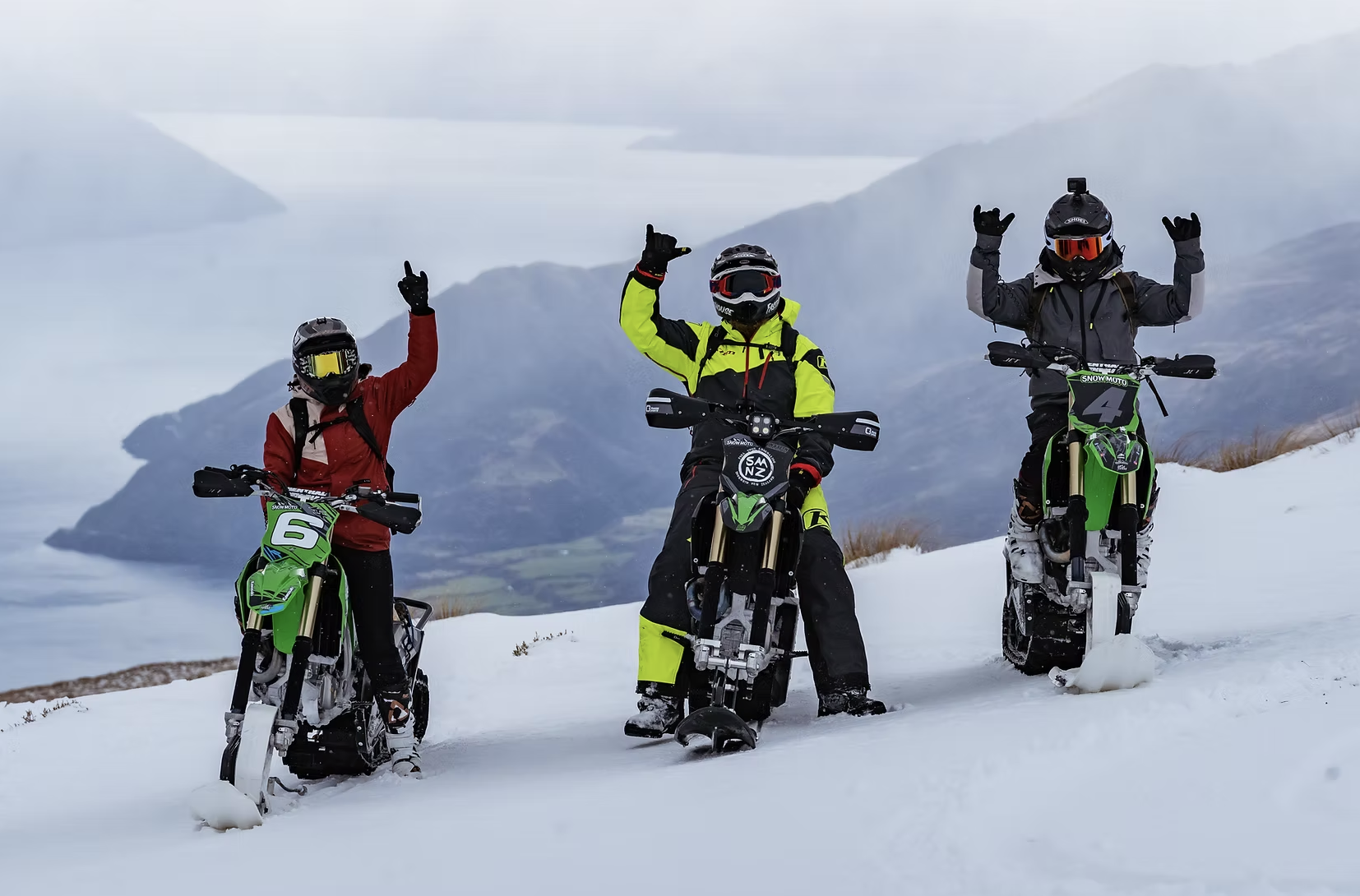 Guided Snowbike Adventure in Cardrona Valley