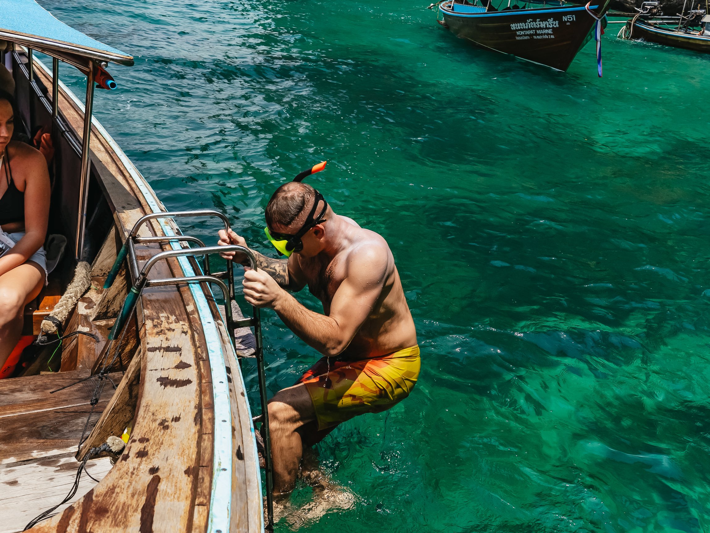 Krabi 4 Islands Longtail Boat Day Trip with Beach Buffet Lunch