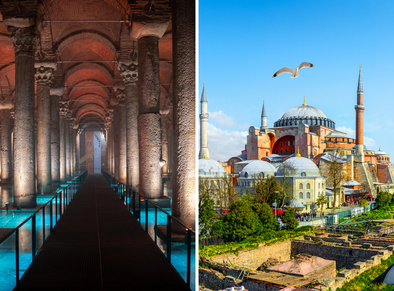 Istanbul Heritage Pass: Hagia Sophia, Basilica Cistern & Topkapi