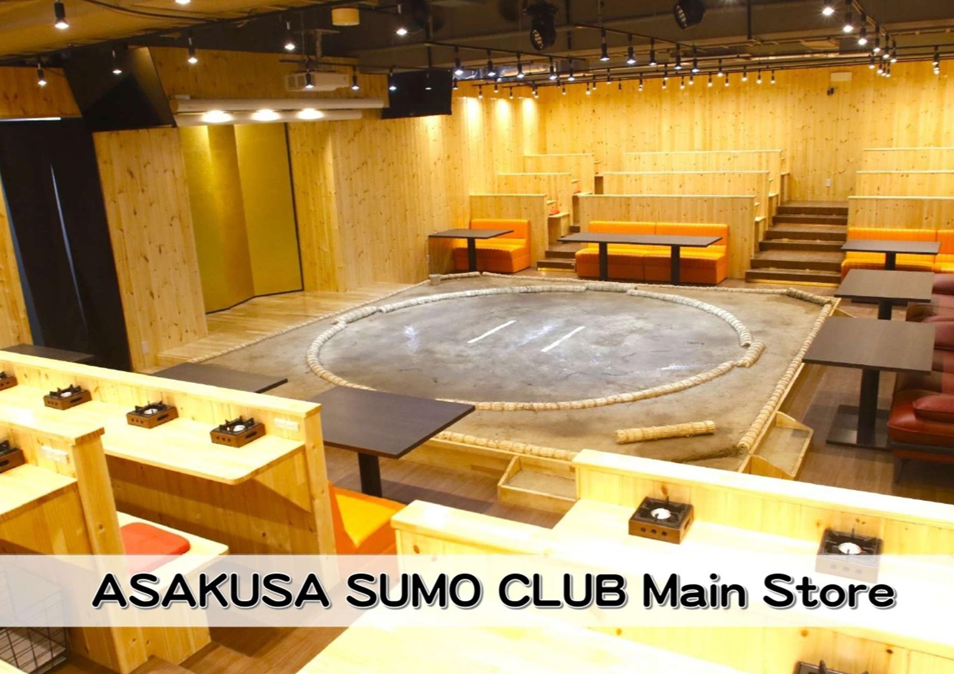 Asakusa Sumo Show with Chanko-nabe & Geisha Performance