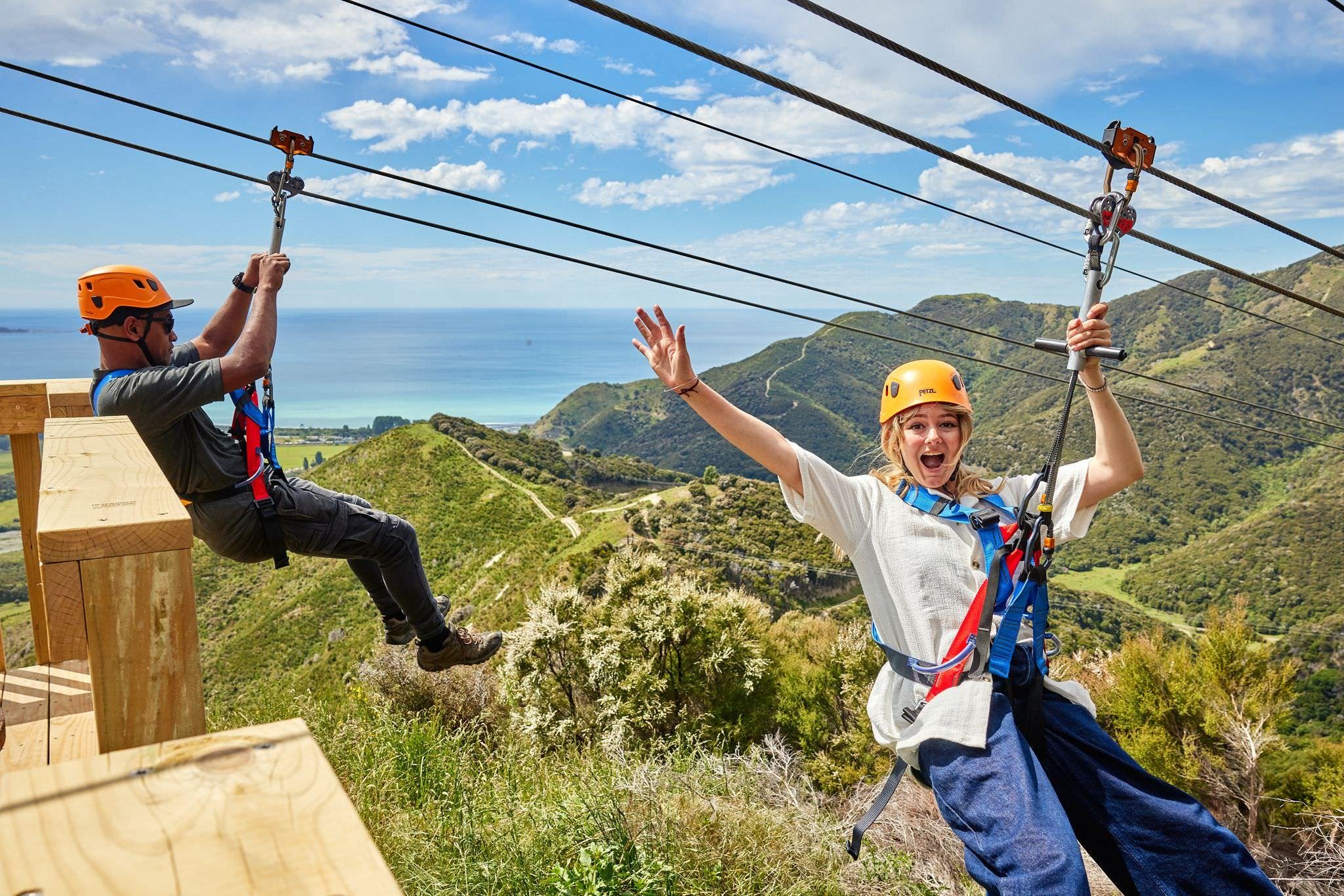 Kaikōura Zipline Adventure from Christchurch