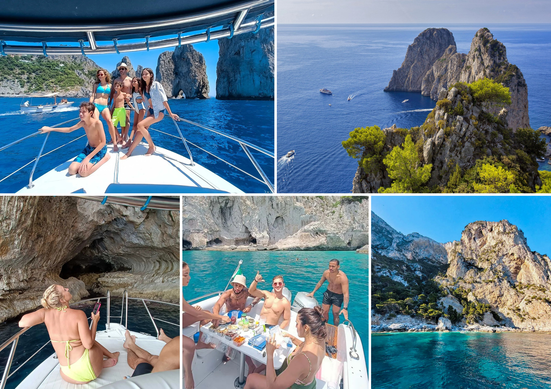 Sorrento to Capri Private Boat Tour with Blue Grotto Visit