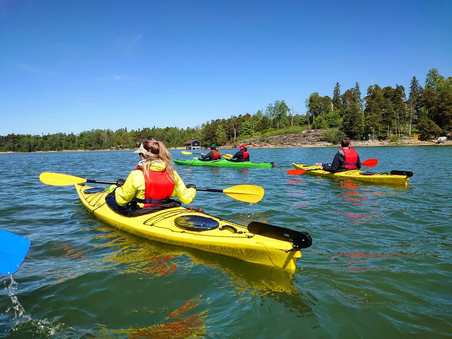 Late-Night Kayaking in Helsinki