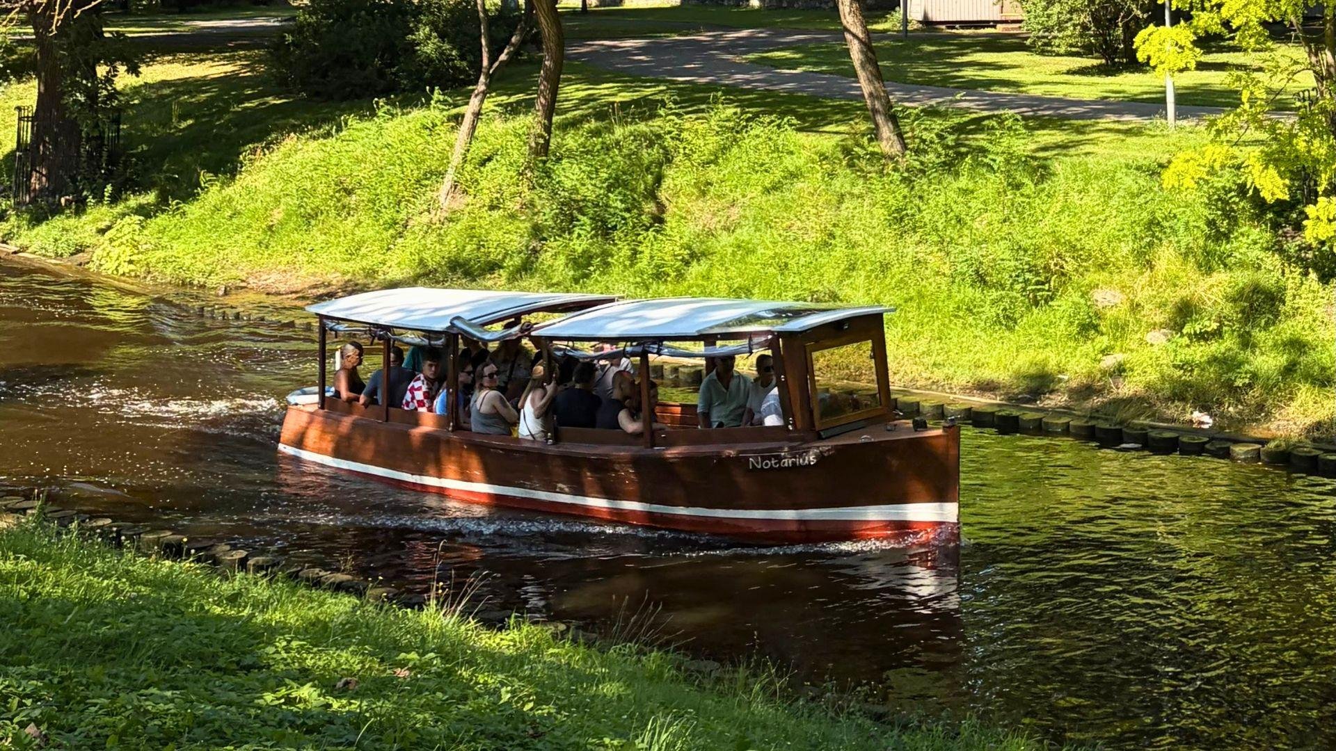 Riga Canal & River Boat Tour with Audio Commentary