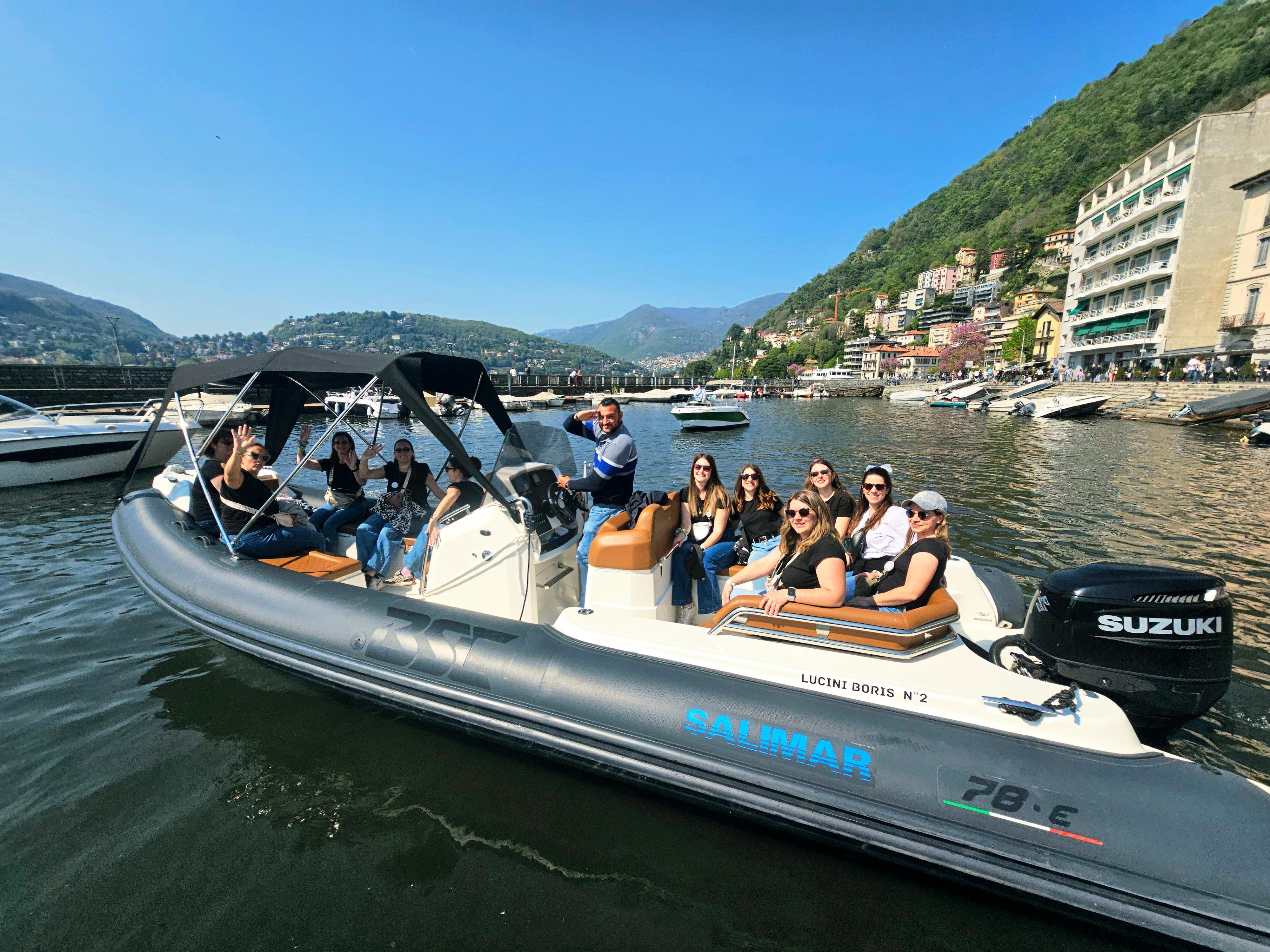 Lake Como boat tour - villa coastline from the water — image 9