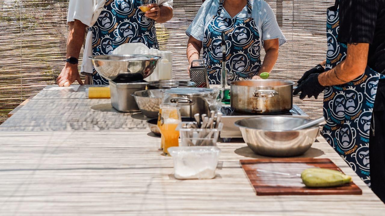 cooking class in Santorini — Santorini: Cooking Class with a Chef at the Ftelos Brewery - 2026 (Verified Reviews)