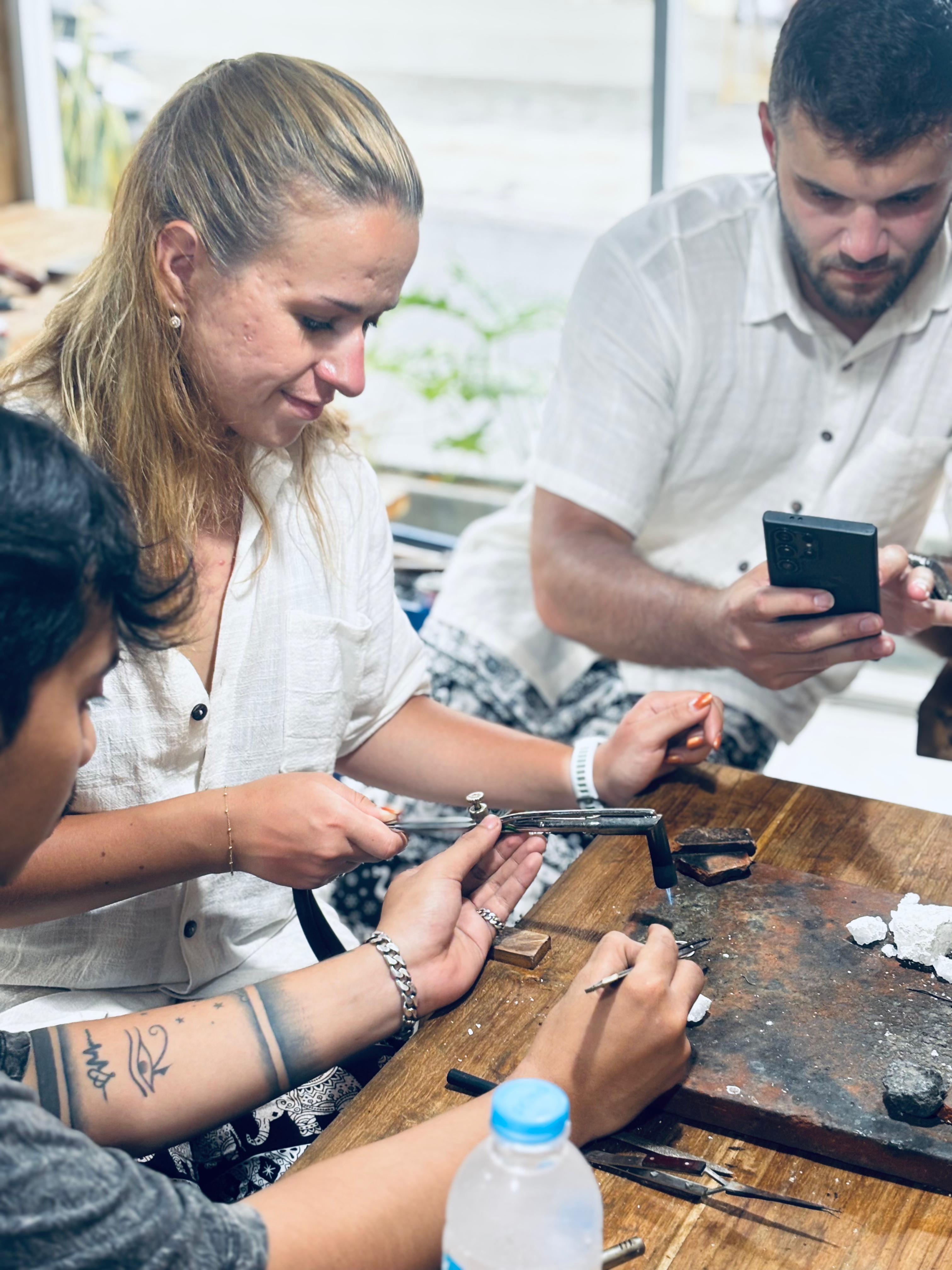 Silver Jewelry Crafting Workshop with Balinese Artisans