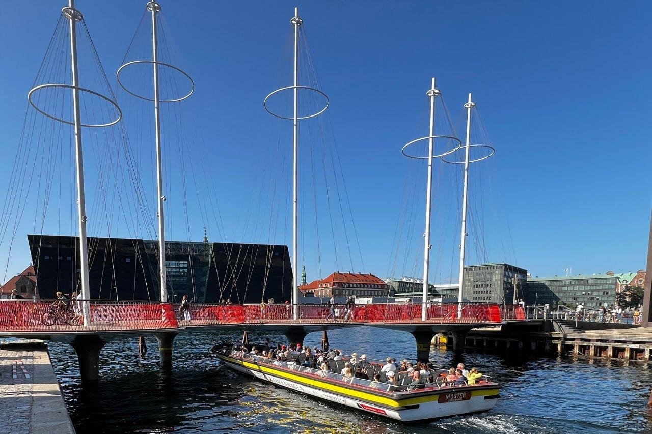 Copenhagen canal boat tour Nyhavn harbour cruise view from the water — image 11