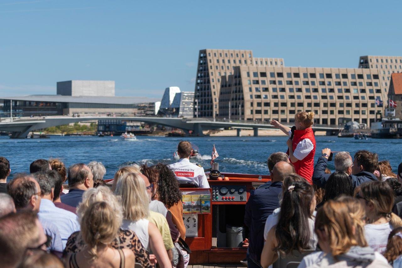 Copenhagen canal boat tour Nyhavn harbour cruise view from the water — image 2