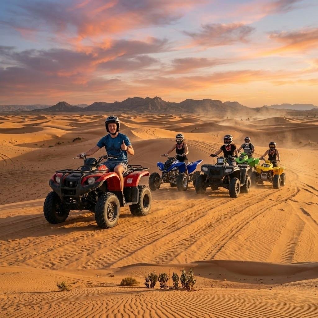 Jeddah Desert Safari with Quad Biking & Camel Farm