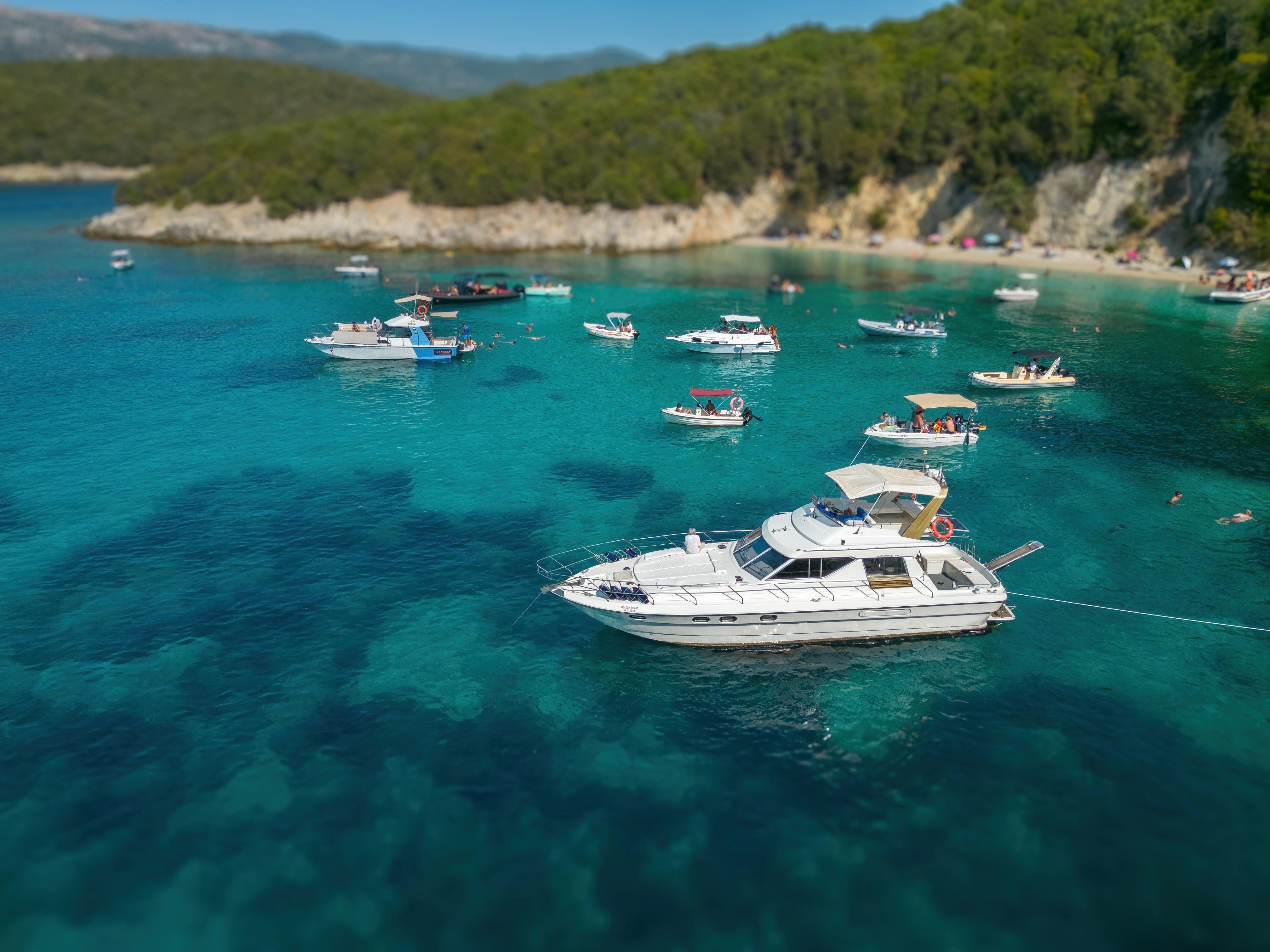 Corfu to Paxos & Antipaxos Luxury Yacht Day Cruise