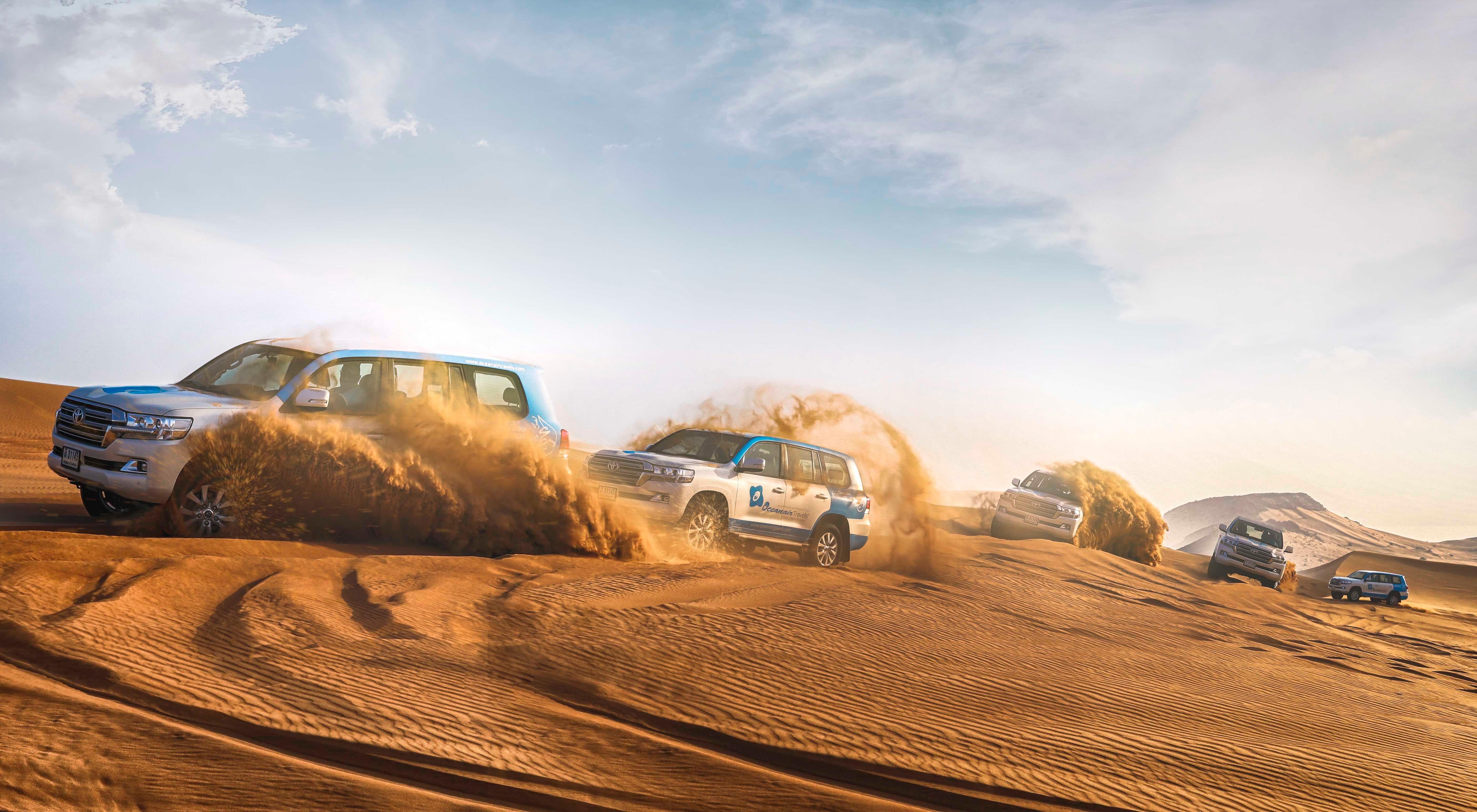 Abu Dhabi Desert Safari: Dune Bashing, Camel Ride & BBQ Dinner