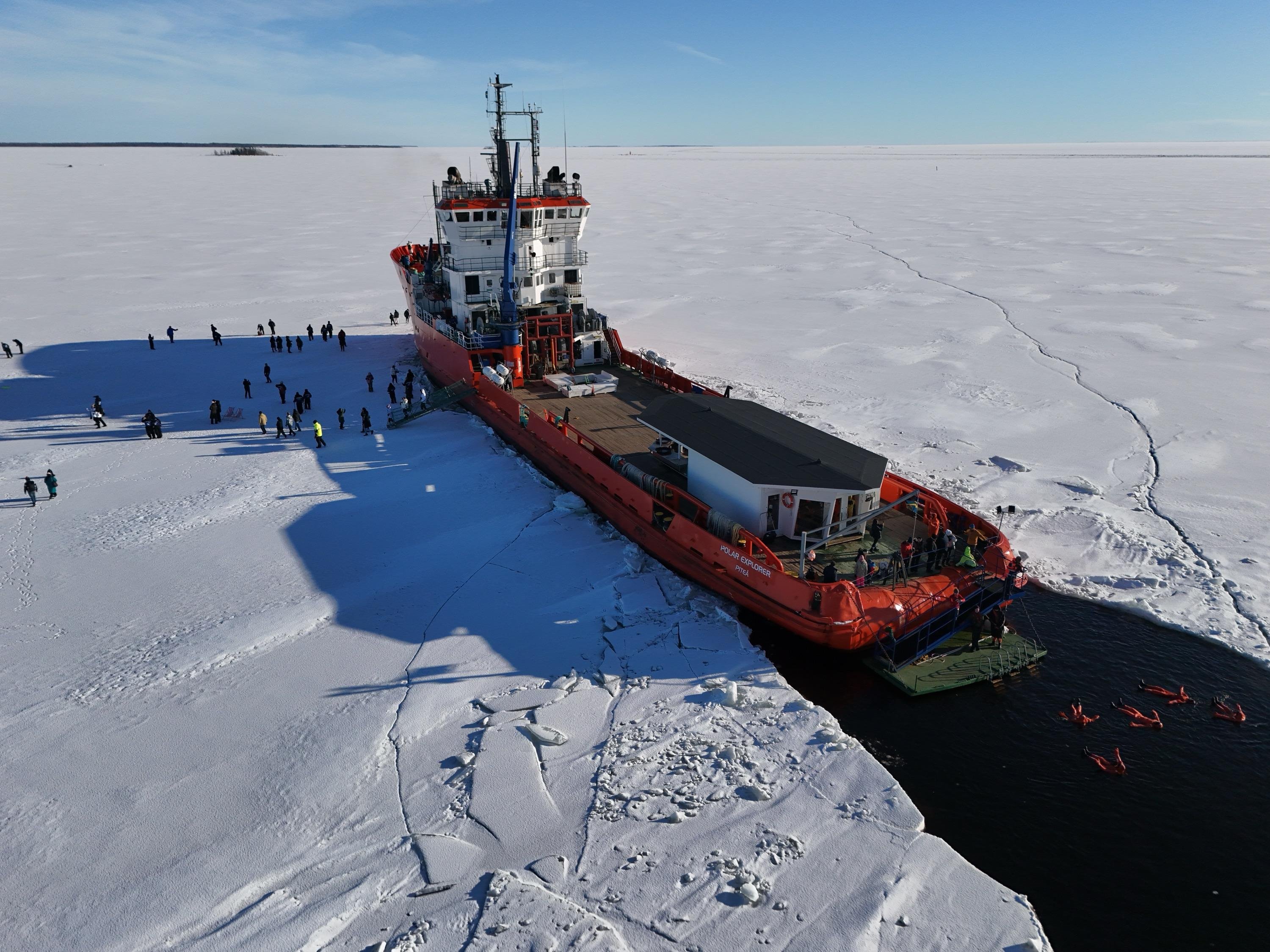 Arctic Icebreaker Cruise: Float & Walk on Frozen Sea