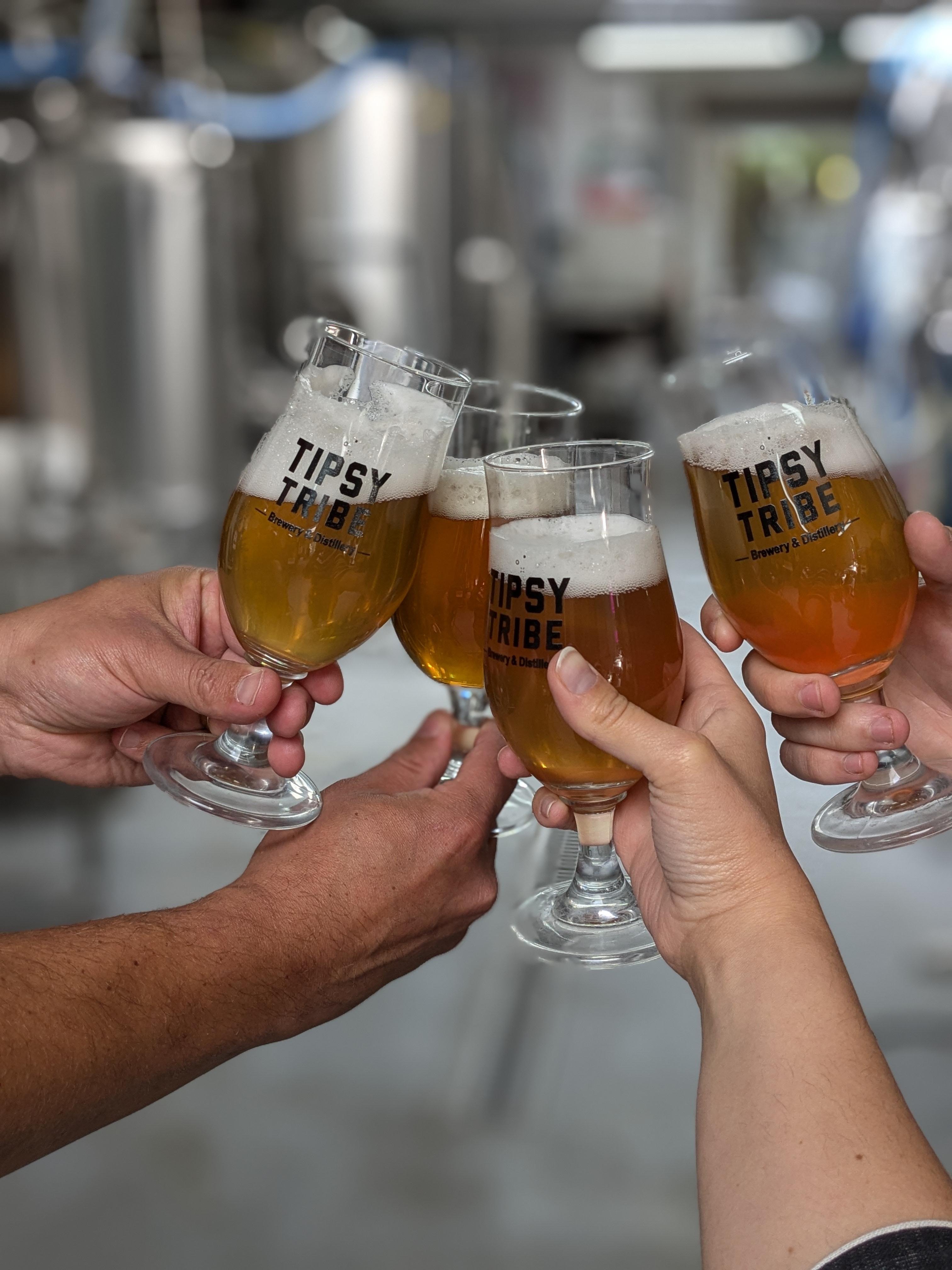 Tipsy Tribe Brewery & Distillery Tour with Craft Beer Tasting
