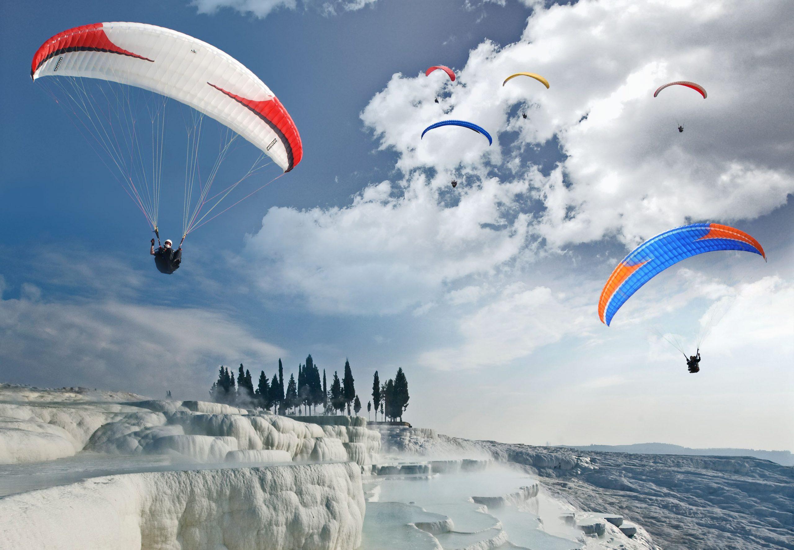 Pamukkale Tandem Paragliding Experience with Hotel Transfer