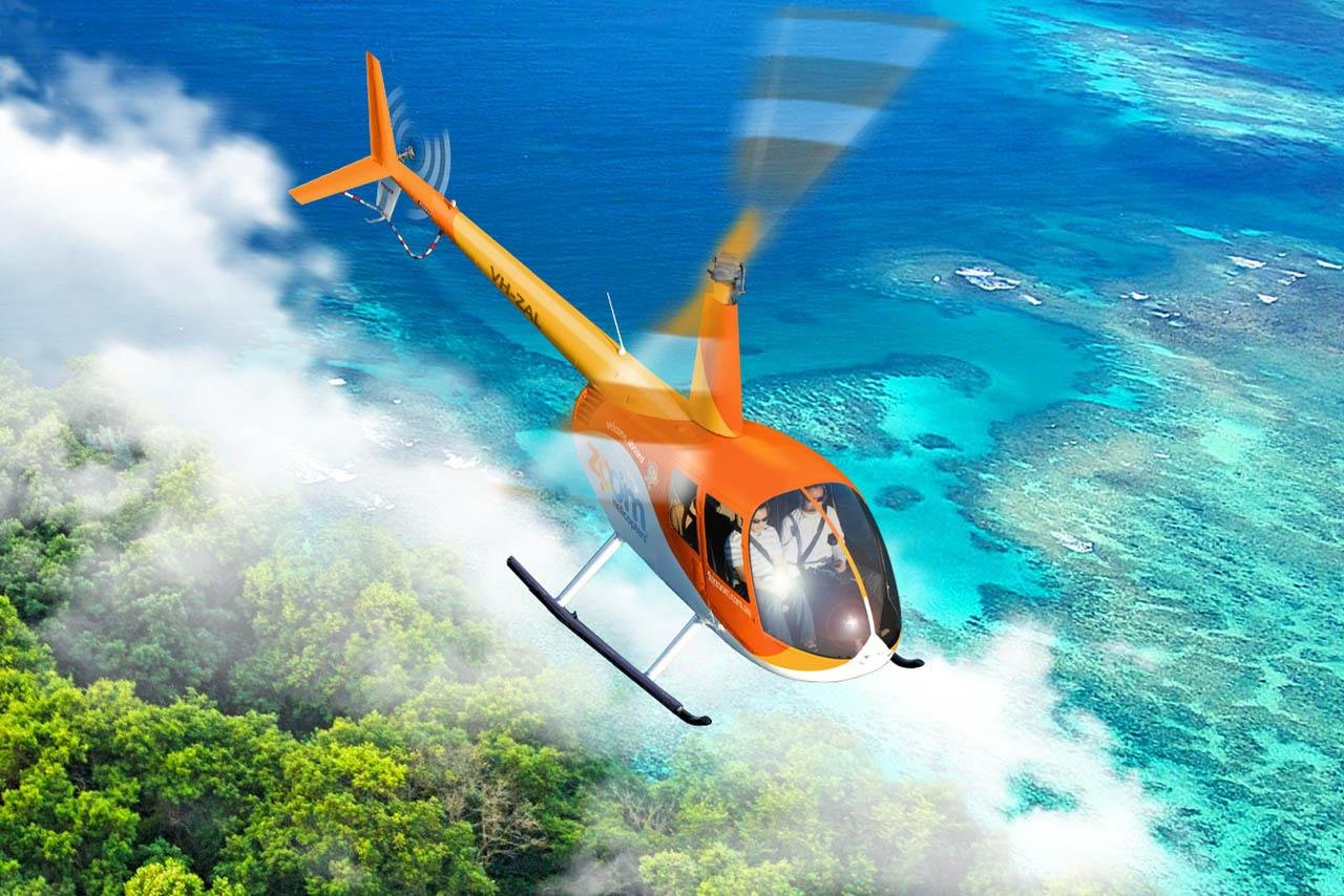 Reef and Rainforest Scenic Helicopter Flight