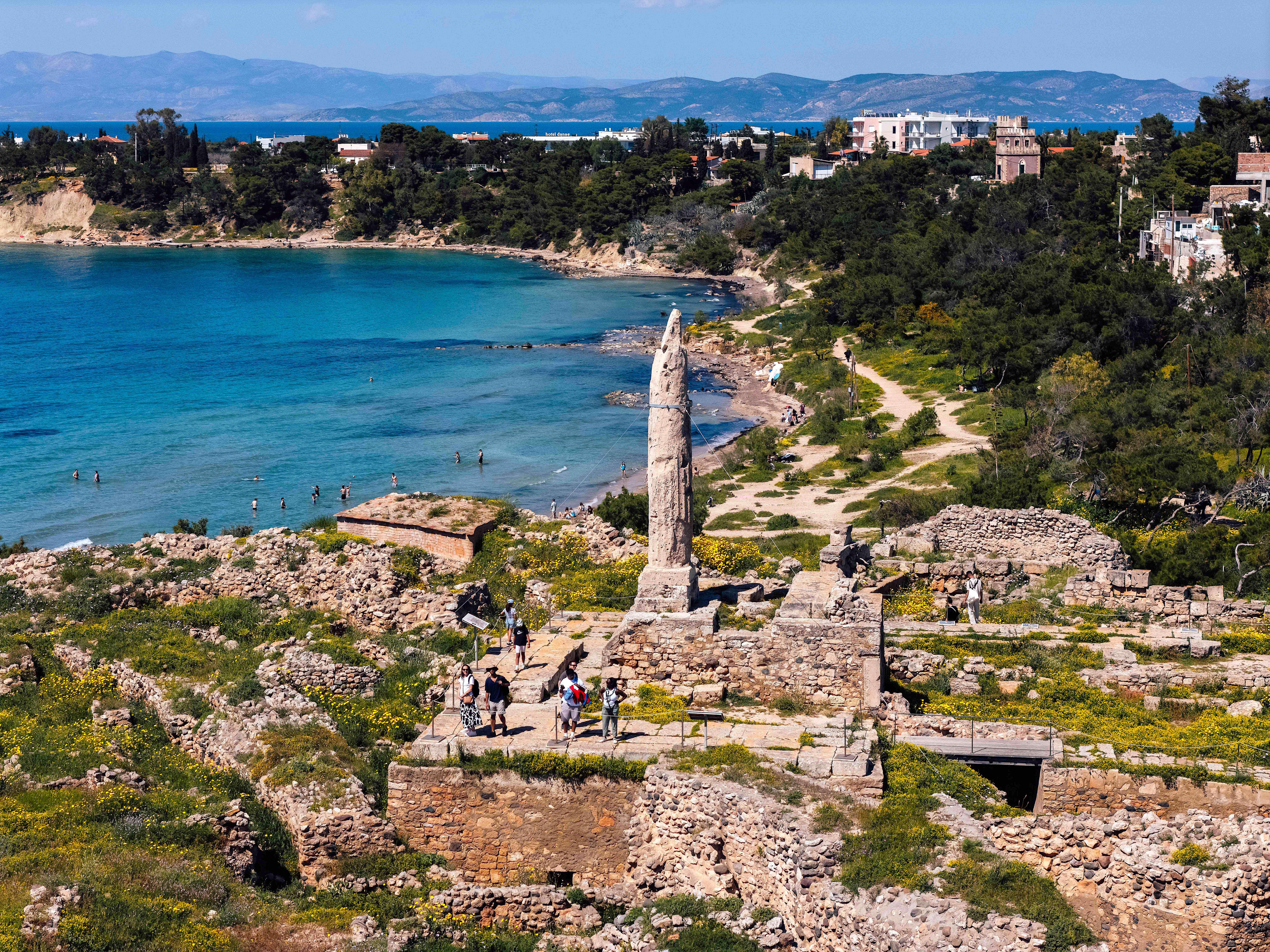 Athens Island-Hopping Cruise: Agistri, Metopi & Aegina with Lunch & Drinks