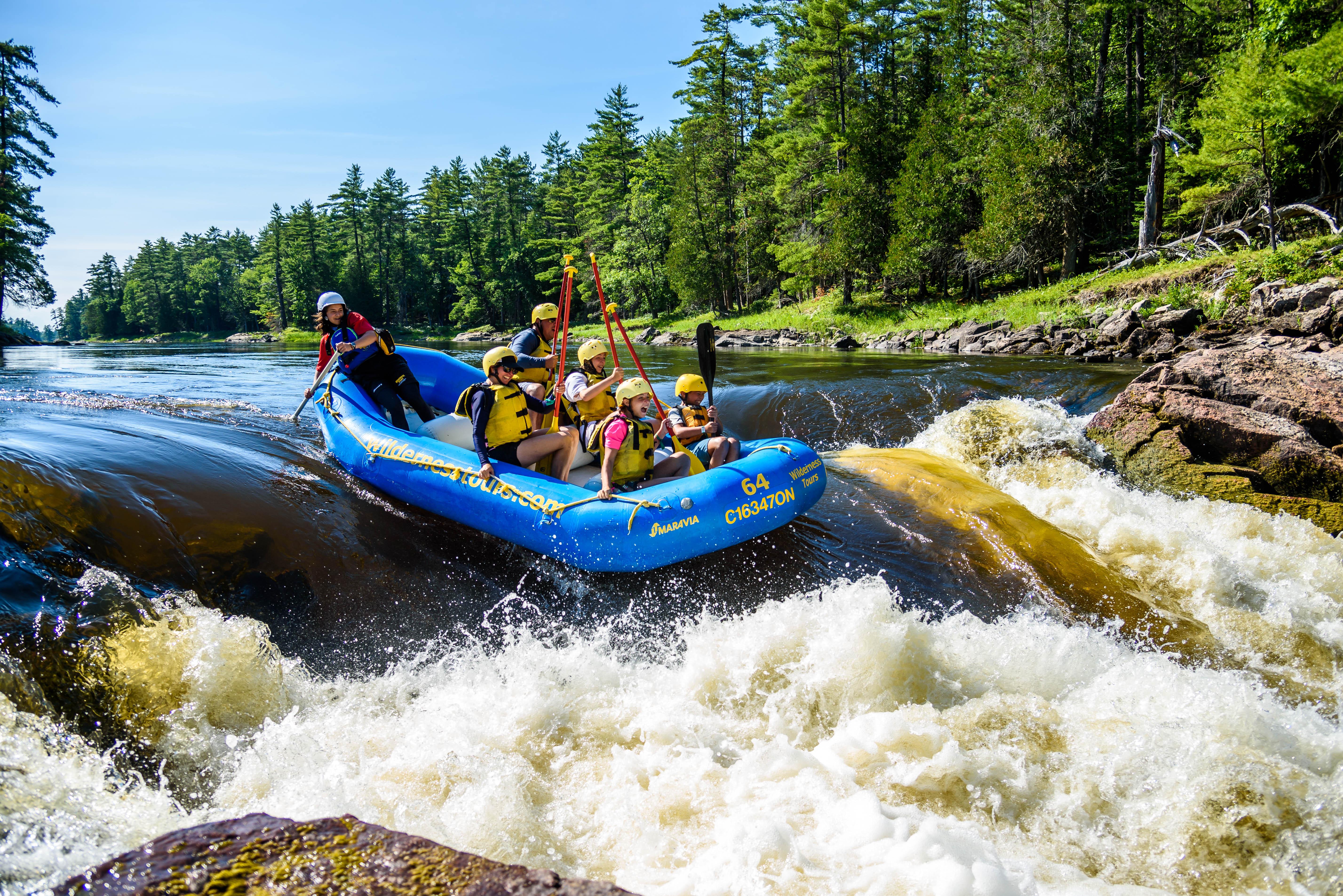 Ottawa River Family Rafting Day Trip with Water Park