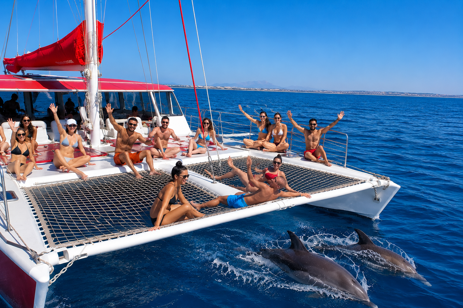 Gulf of Hammamet Catamaran Cruise with Swimming & Refreshments