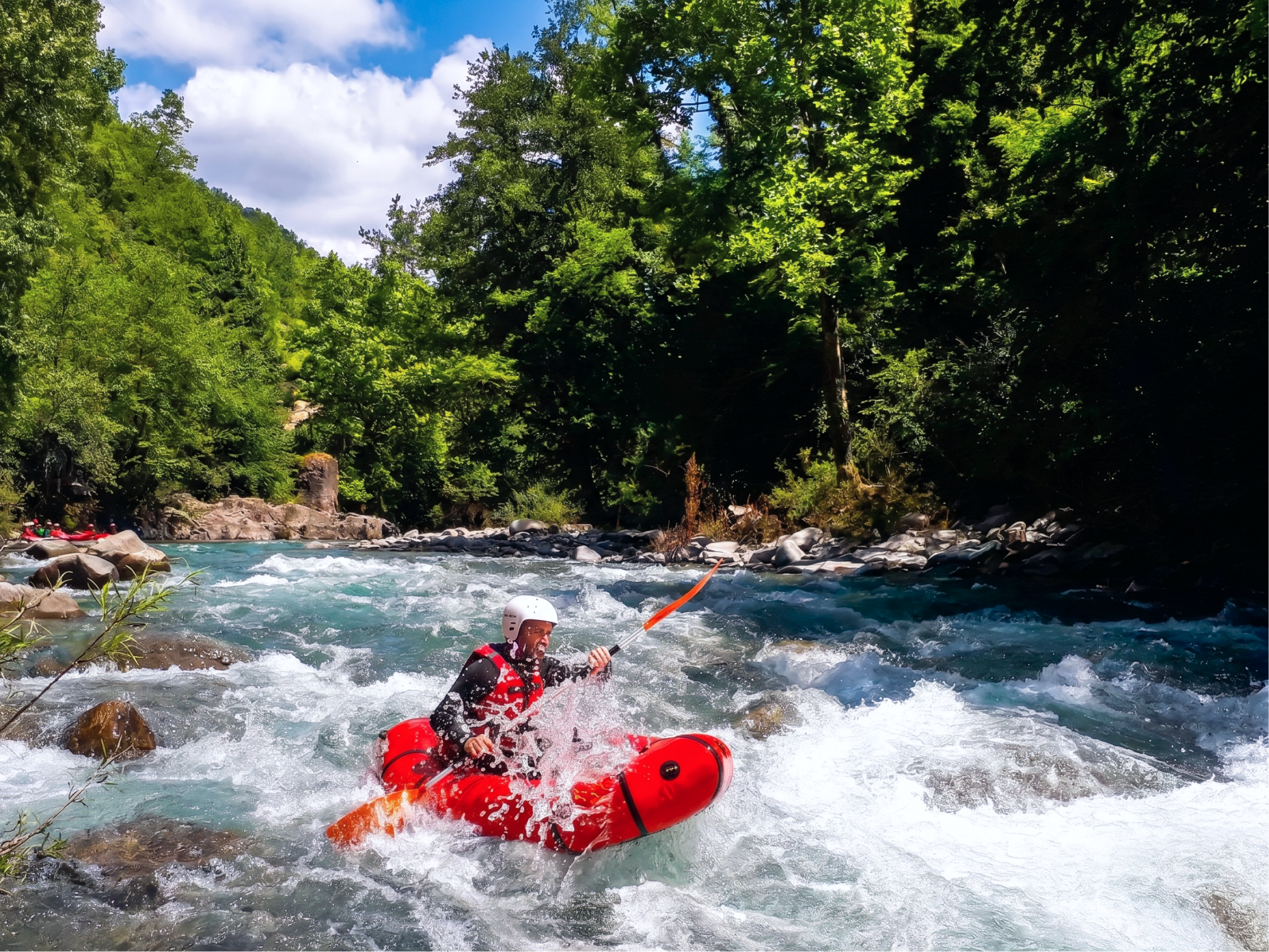 Whitewater Kayaking on the Lima and Serchio Rivers