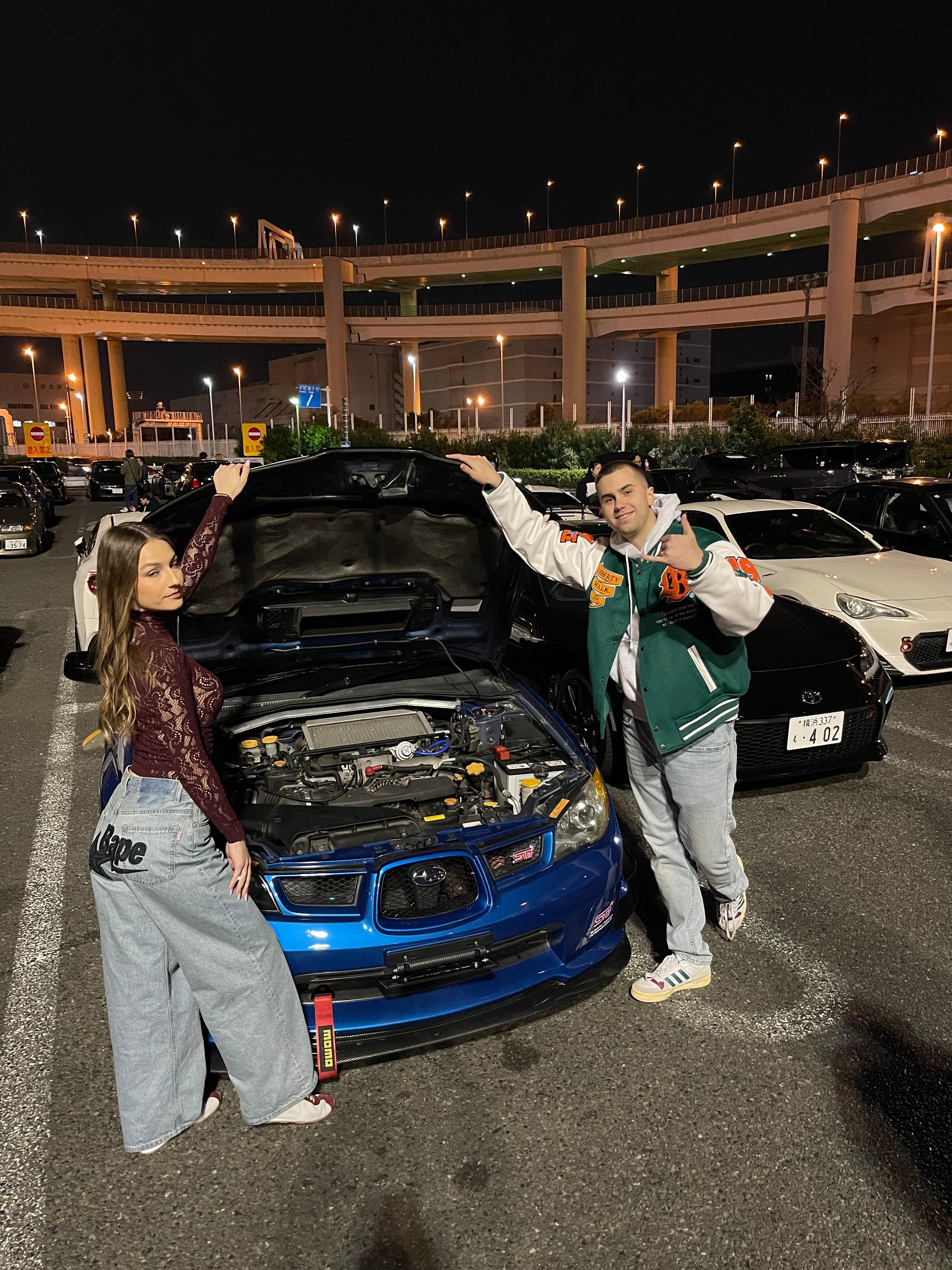 Tokyo Night Run – EVO WRX SKYLINE Daikoku Experience - Tokyo car meet tour at Daikoku PA